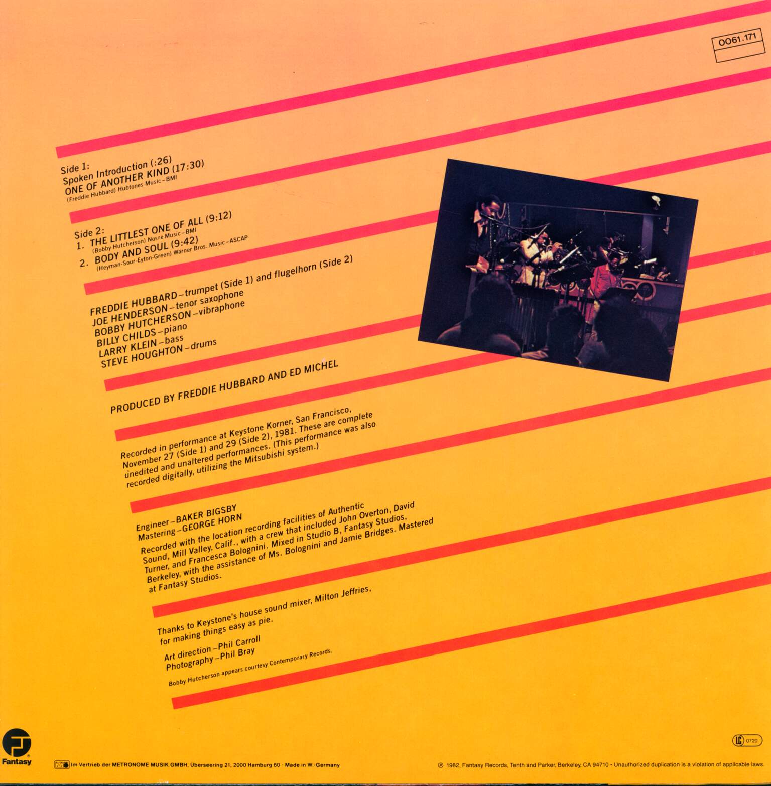 Freddie Hubbard: Keystone Bop, 1×LP (Vinyl)