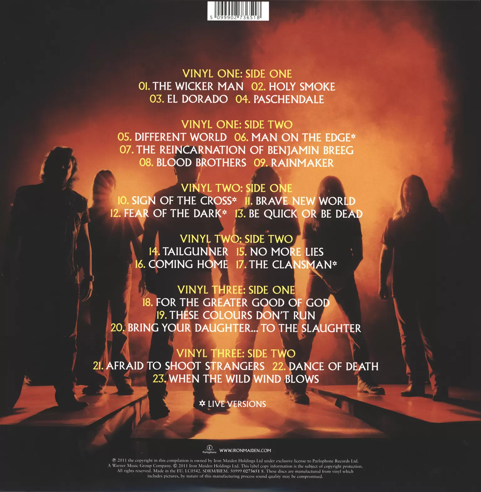 Iron Maiden: From Fear To Eternity - The Best Of 1990-2010, 3×LP (Vinyl)