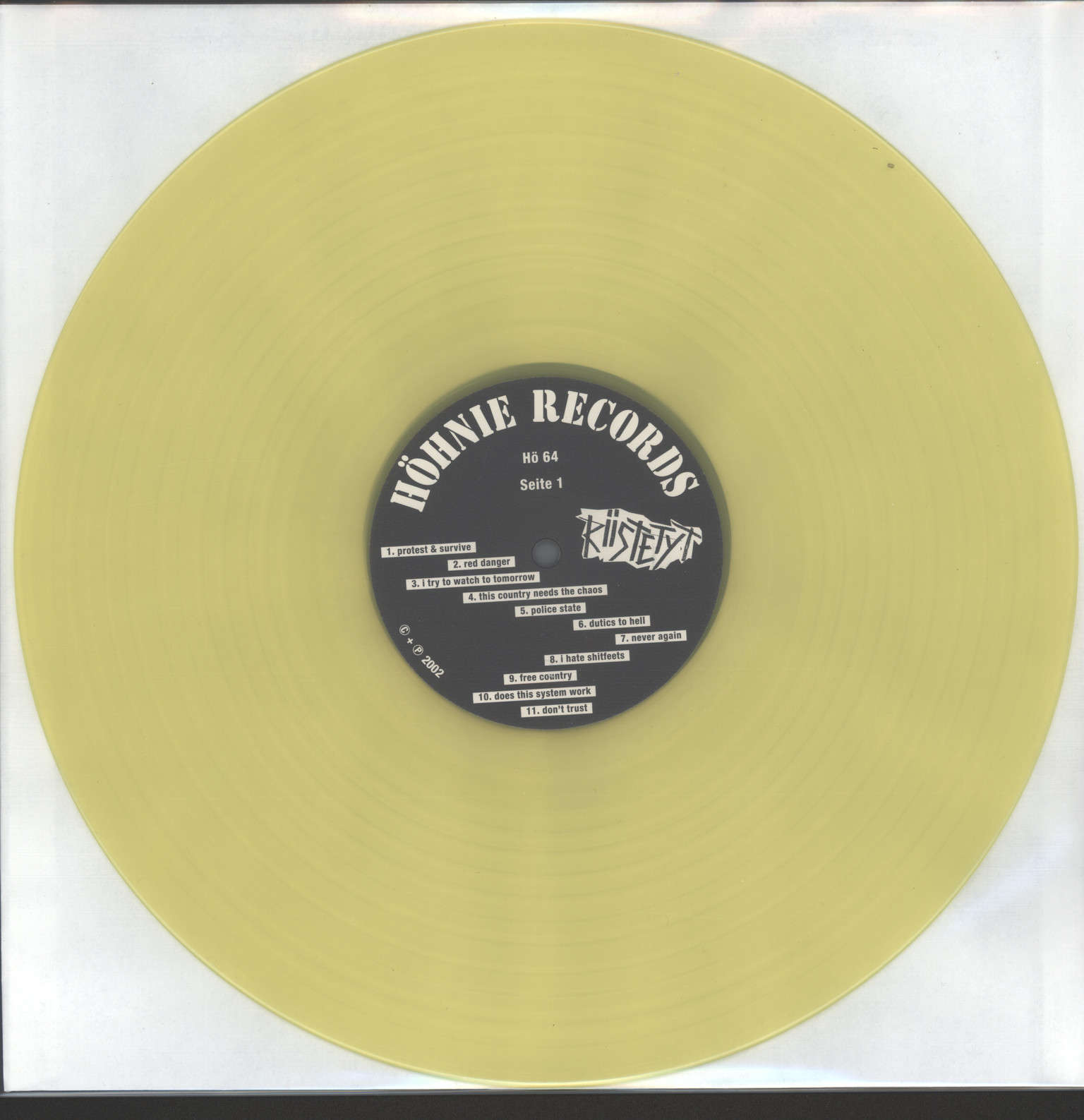 Riistetyt: As A Prisoner Of State, LP (Vinyl)