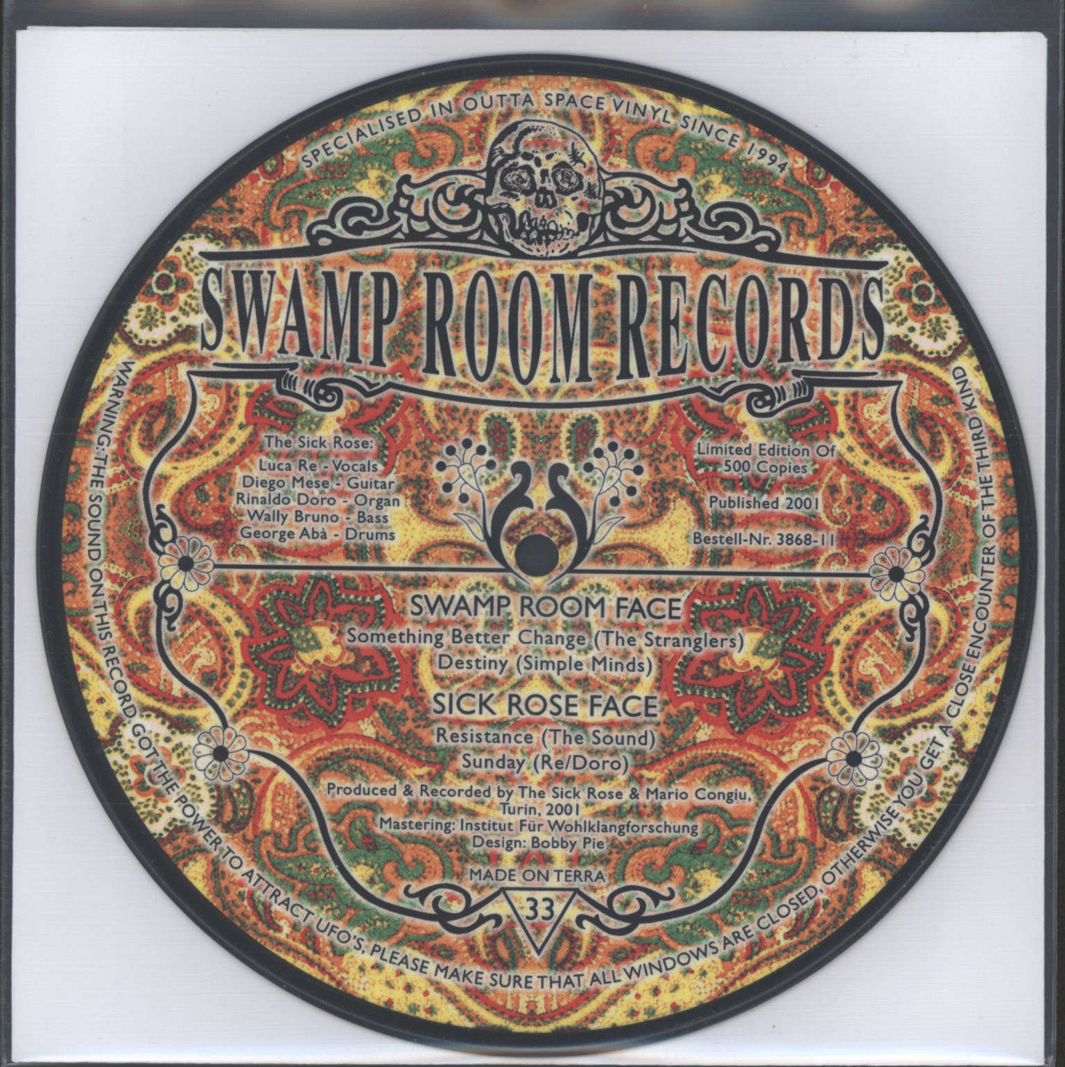 Sick Rose: The Italien Fuzz Explosion, 7" Single (Vinyl)