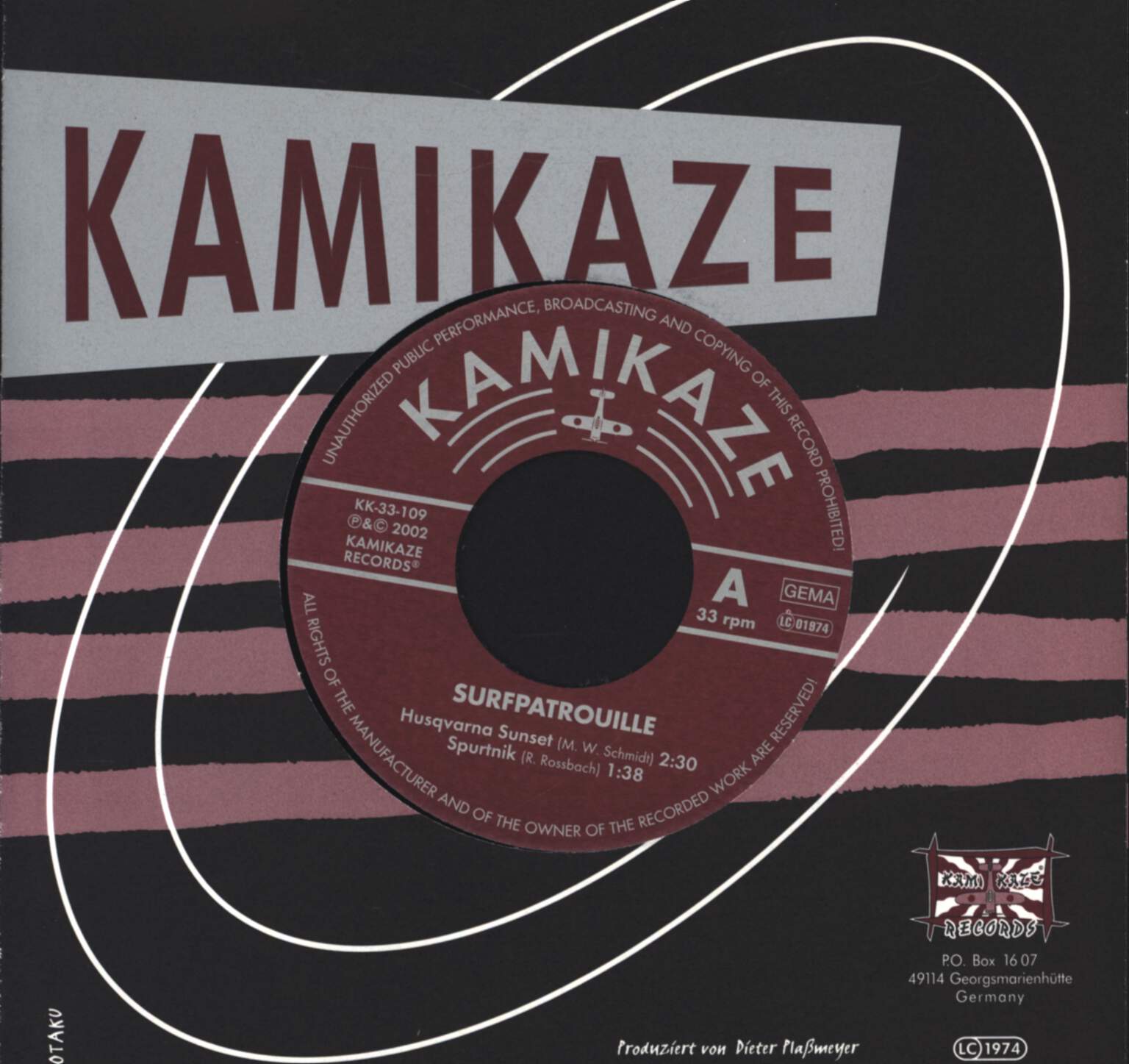Surfpatrouille: Husqvarna Sunset, 7" Single (Vinyl)
