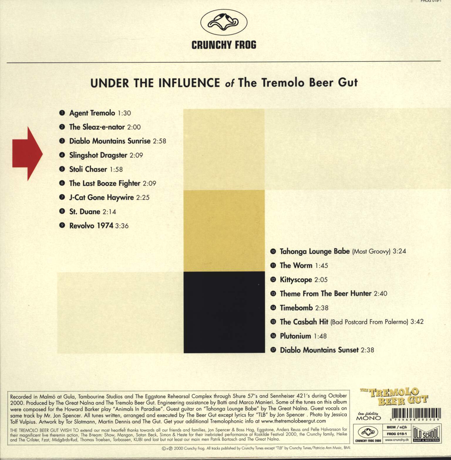 The Tremolo Beer Gut: Under The Influence Of, LP (Vinyl)