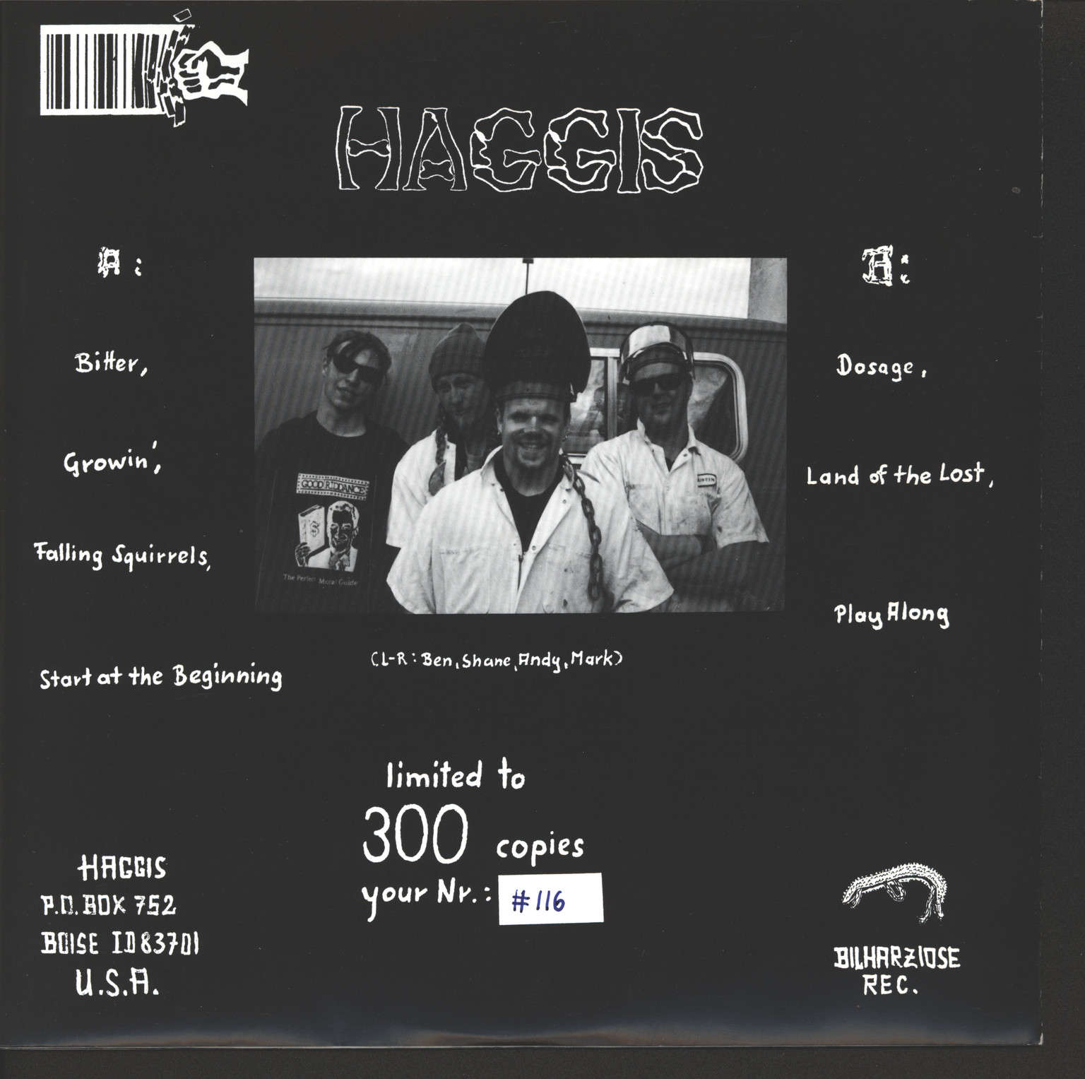 Haggis: Step Into It?, 10" Vinyl EP