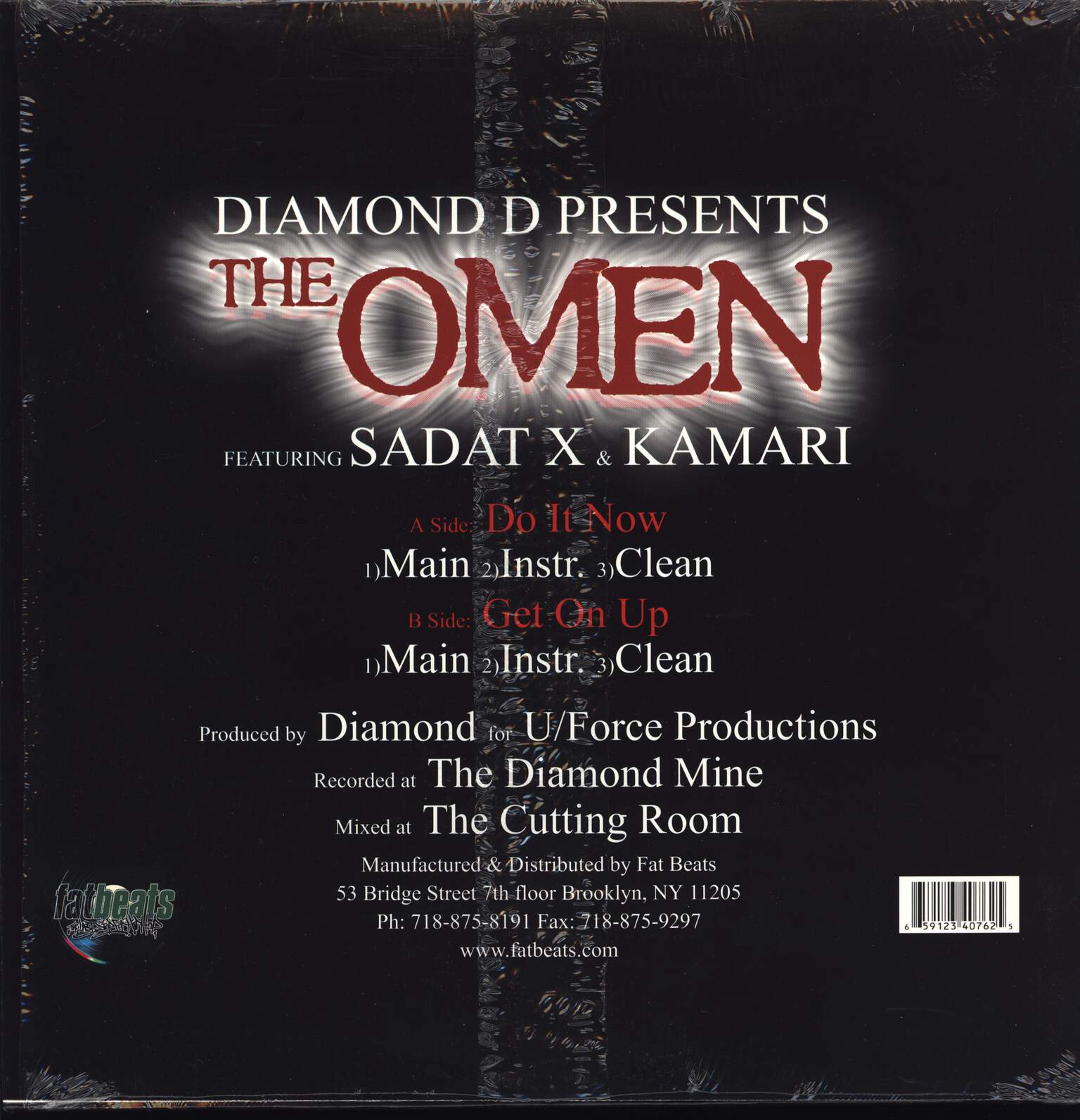 The Omen: Do It Now / Get On Up, 12" Maxi Single (Vinyl)