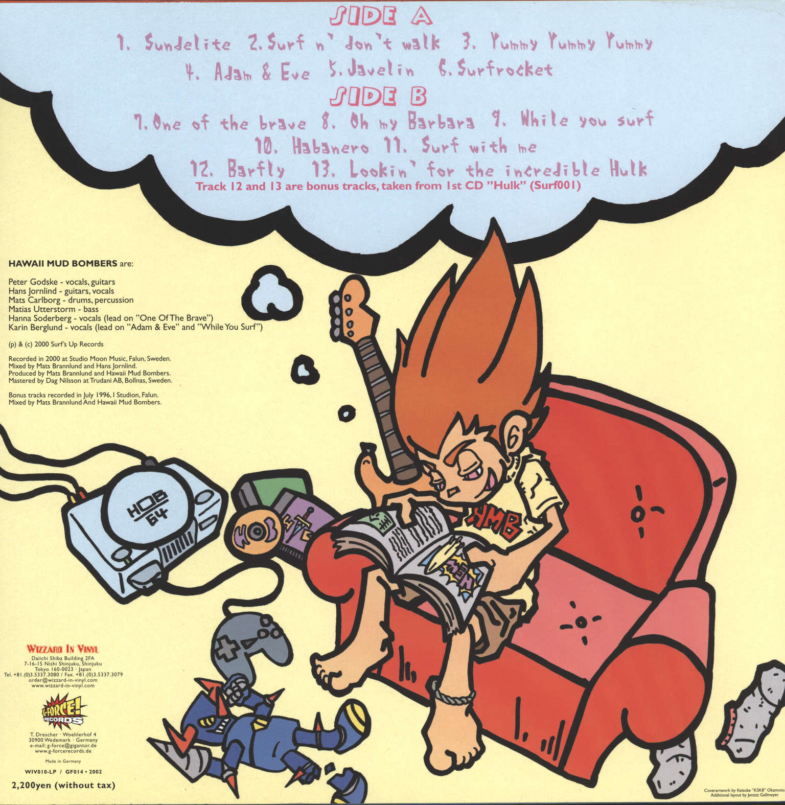 Hawaii Mud Bombers: Low Ridin' High Surfin', LP (Vinyl)