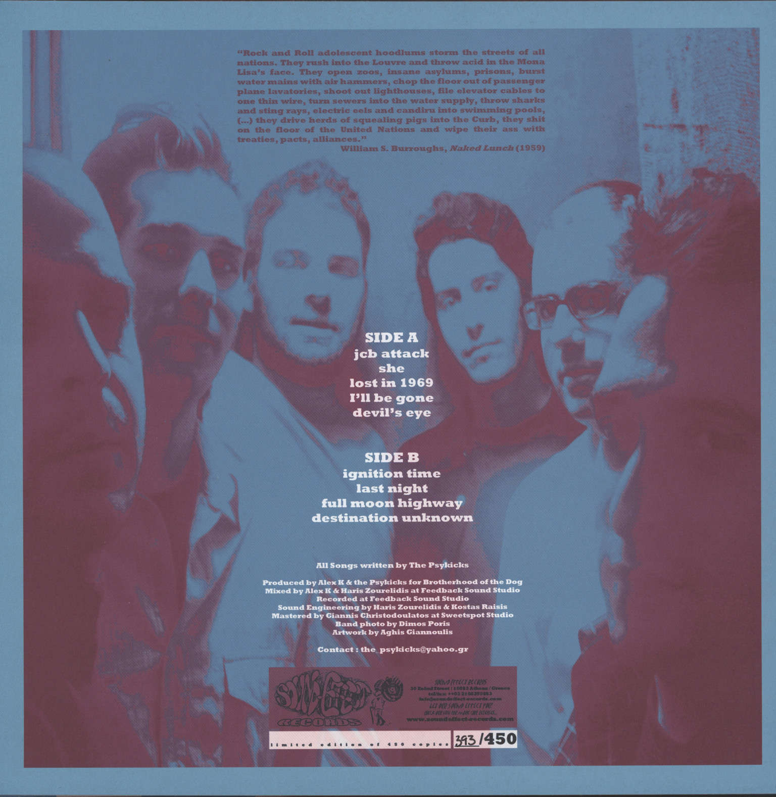 Psykicks: Ignition Time, LP (Vinyl)