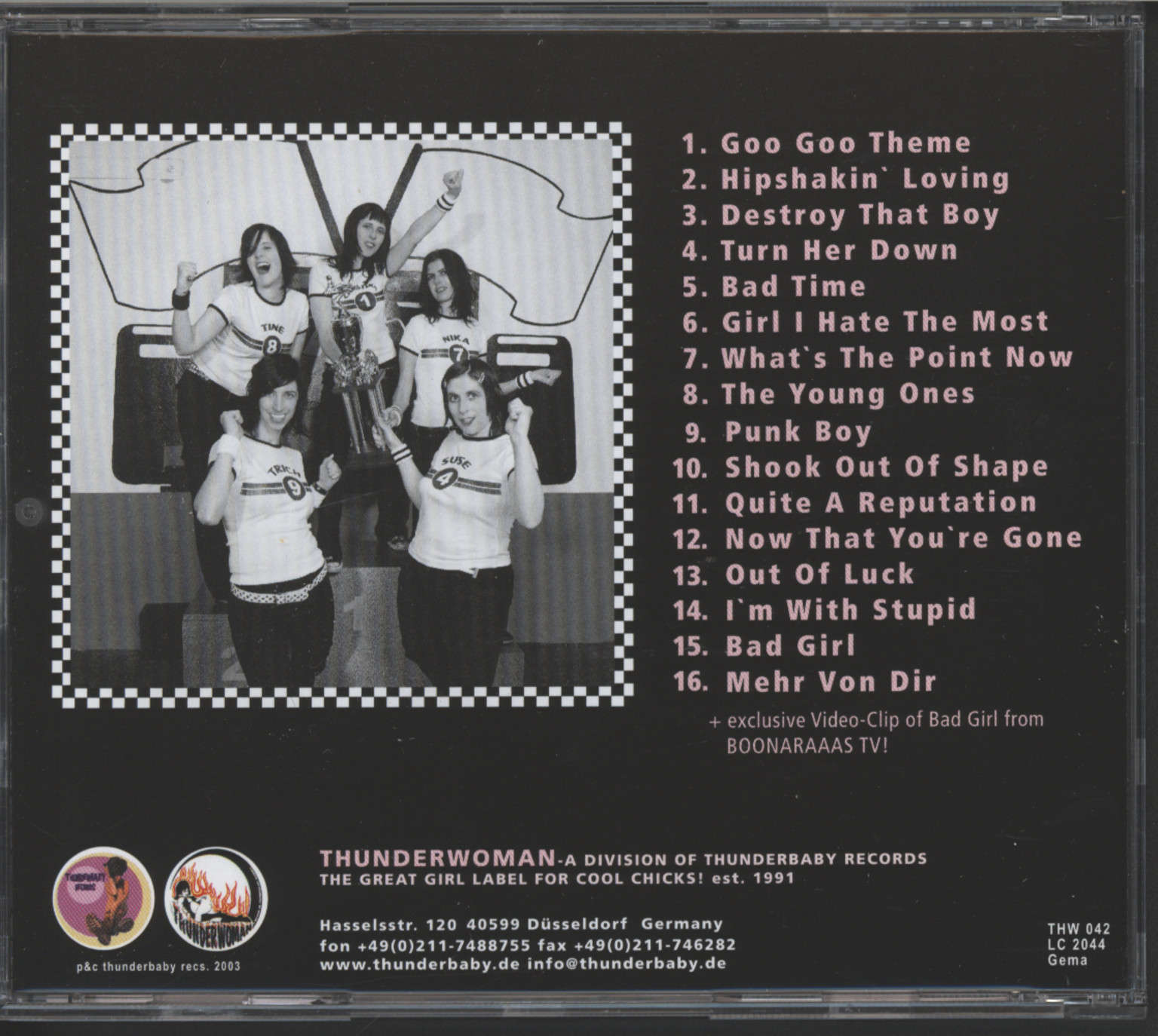 Boonaraaas: Go Get Goo Goo, CD