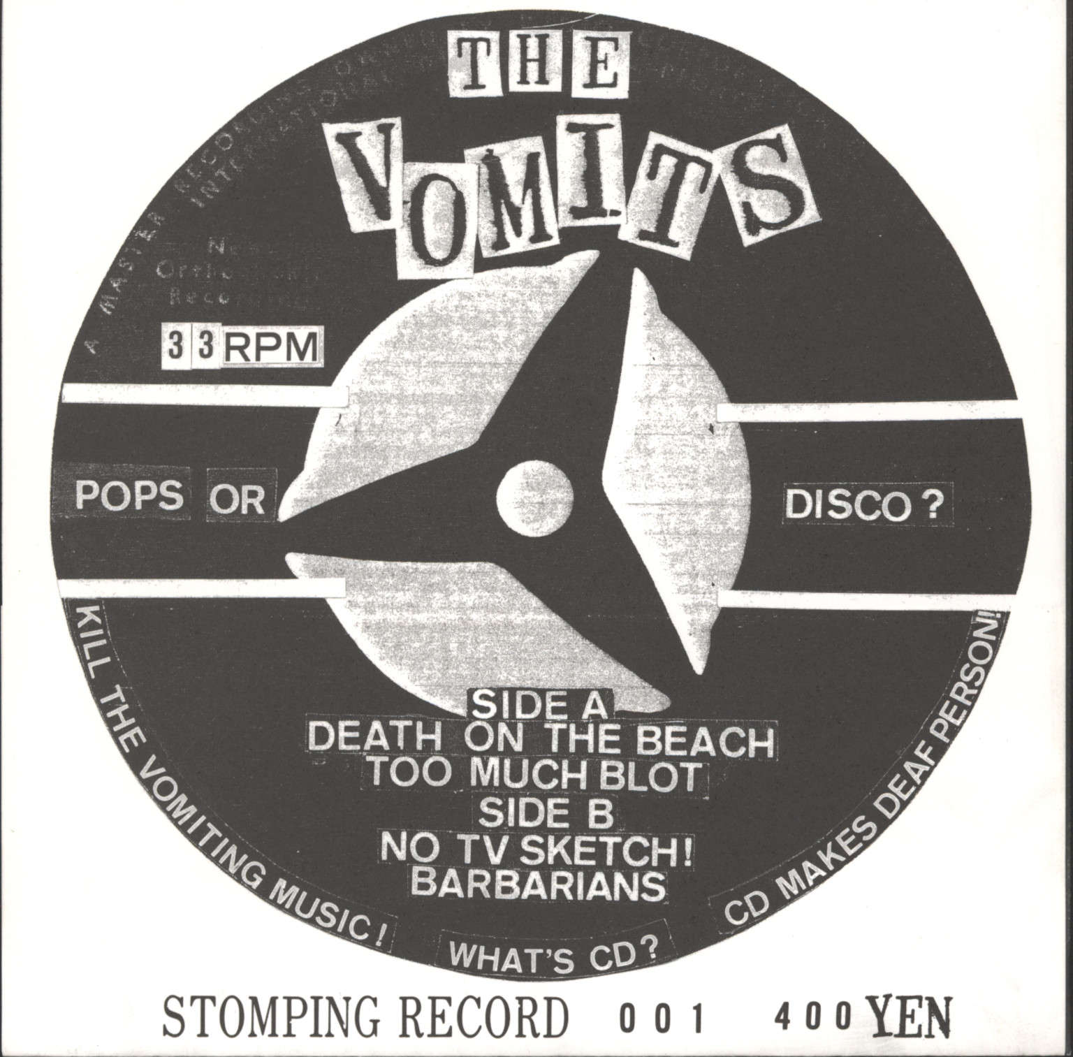Vomits: Death On The Beach, 7" Single (Vinyl)