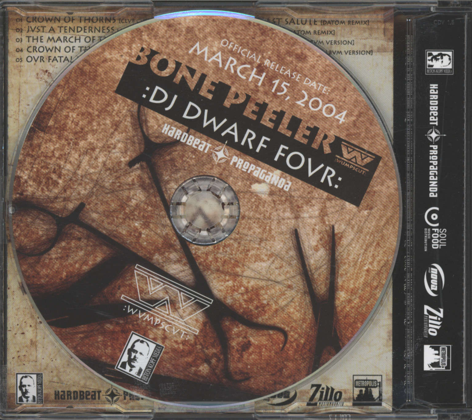 Wumpscut: DJ Dwarf Four, CD