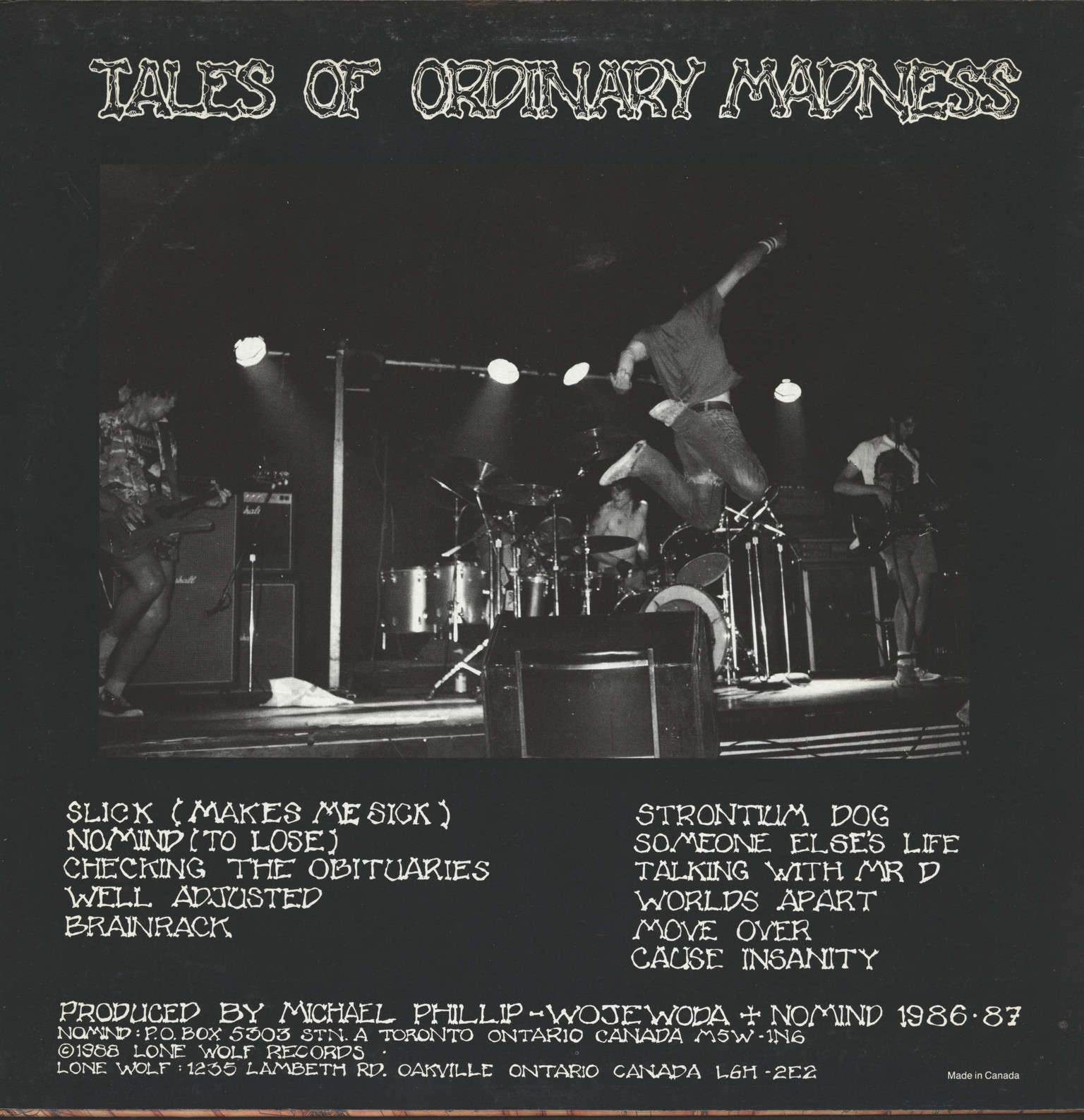 Nomind: Tales Of Ordinary Madness, LP (Vinyl)