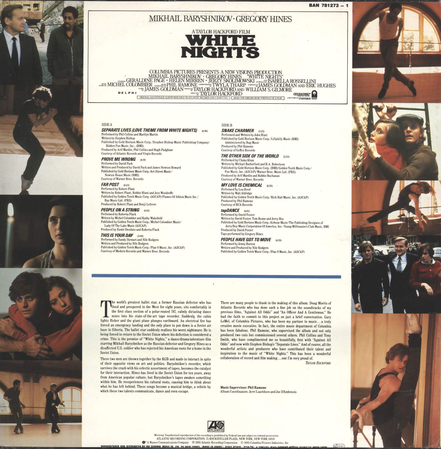 Various: White Nights: Original Motion Picture Soundtrack, LP (Vinyl)