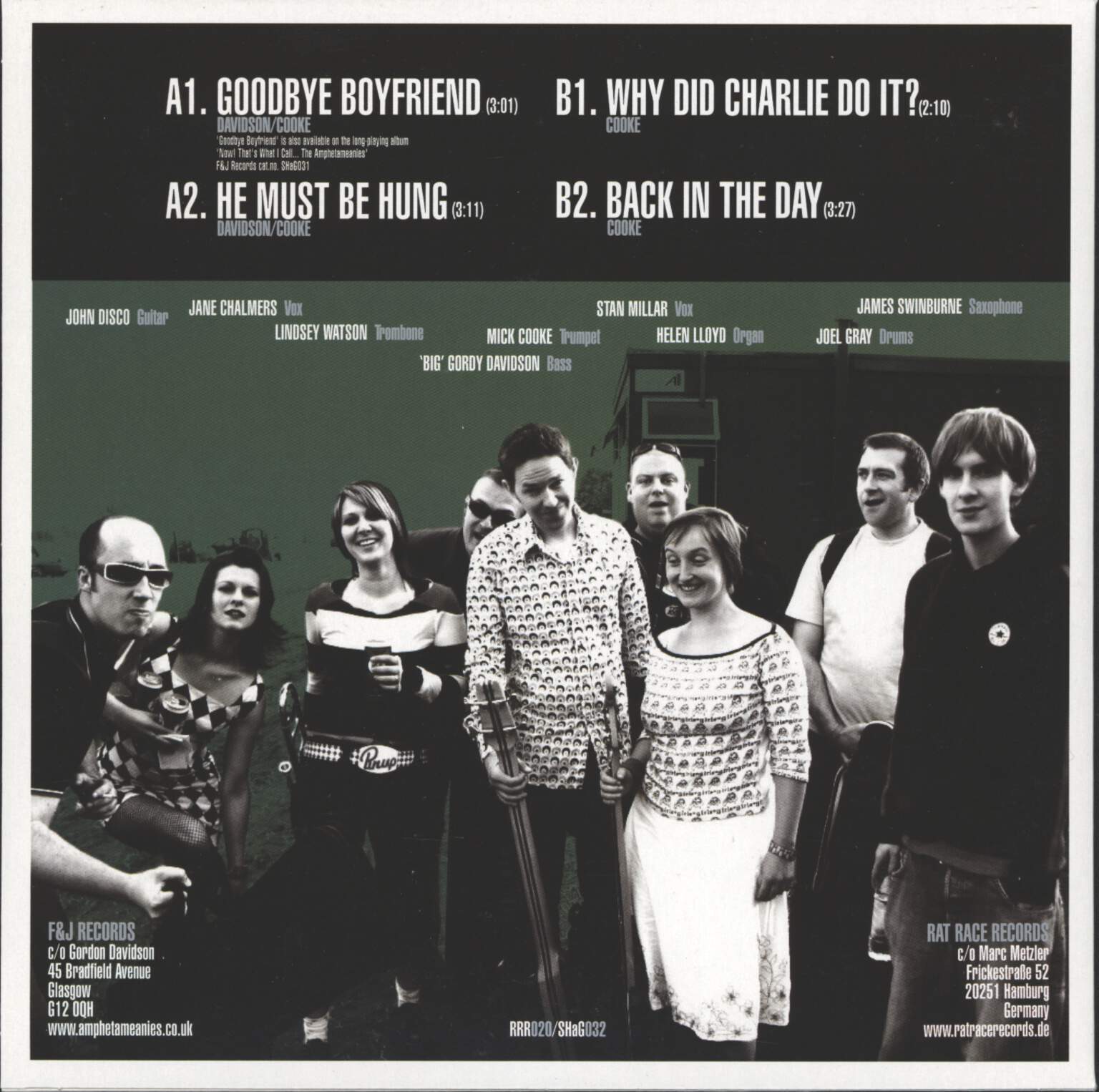 Amphetameanies: Goodbye Boyfriend EP, 7" Single (Vinyl)