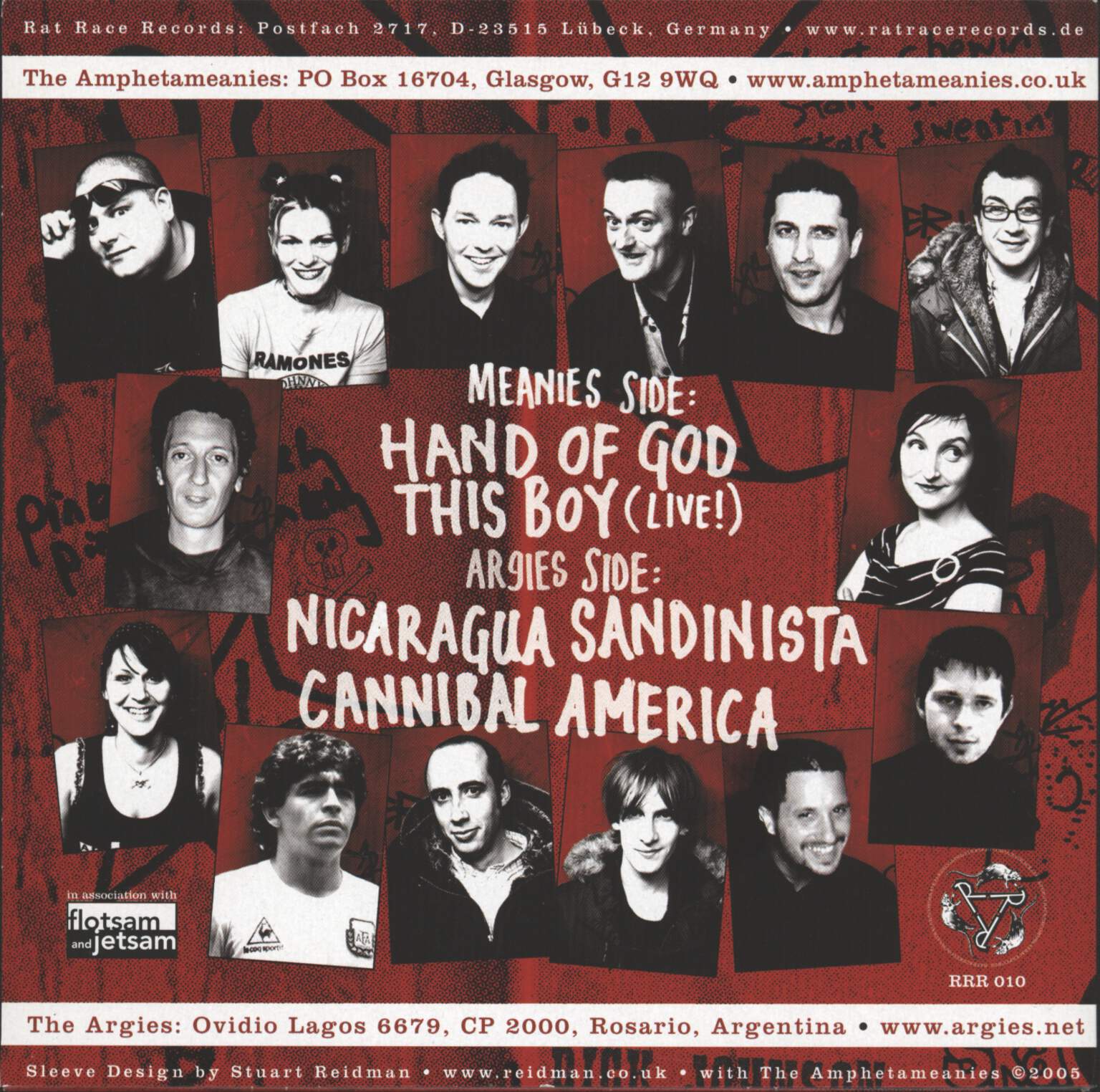 Amphetameanies: Hand Of God E. P., 7" Single (Vinyl)