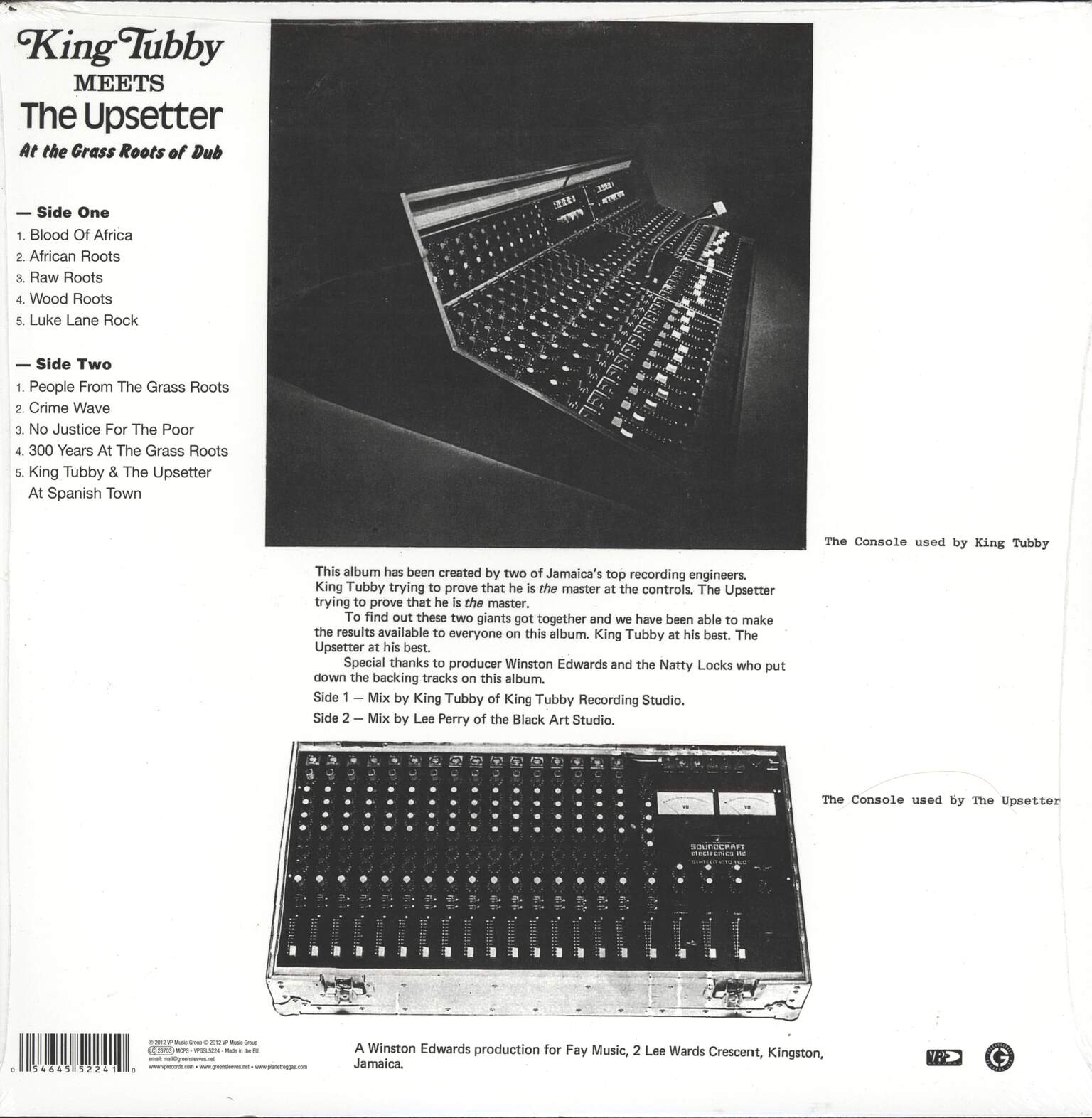 King Tubby: At The Grass Roots Of Dub, LP (Vinyl)