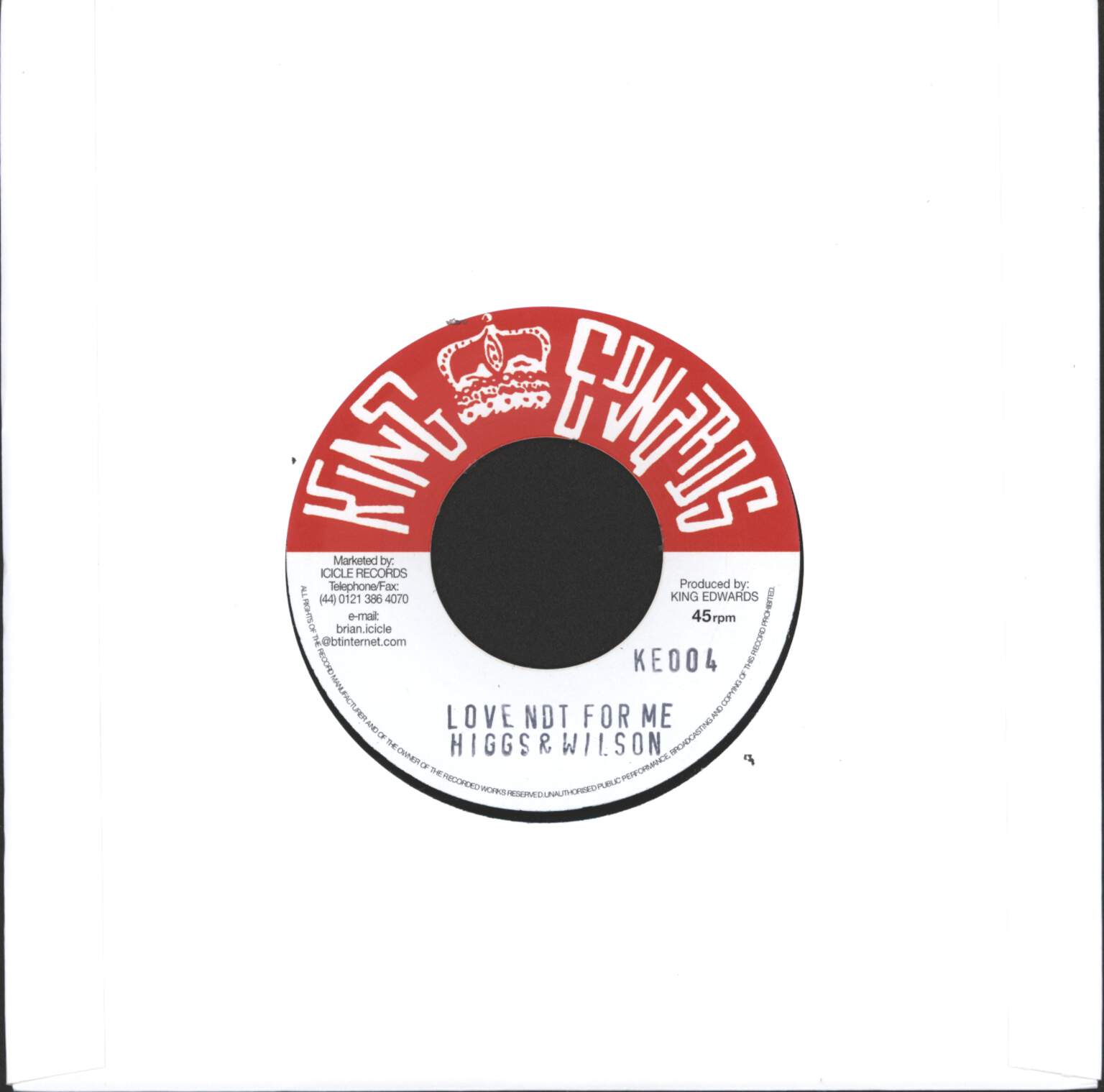 Roland Alphonso: Shuffle Duck / Love Not For Me, 7" Single (Vinyl)