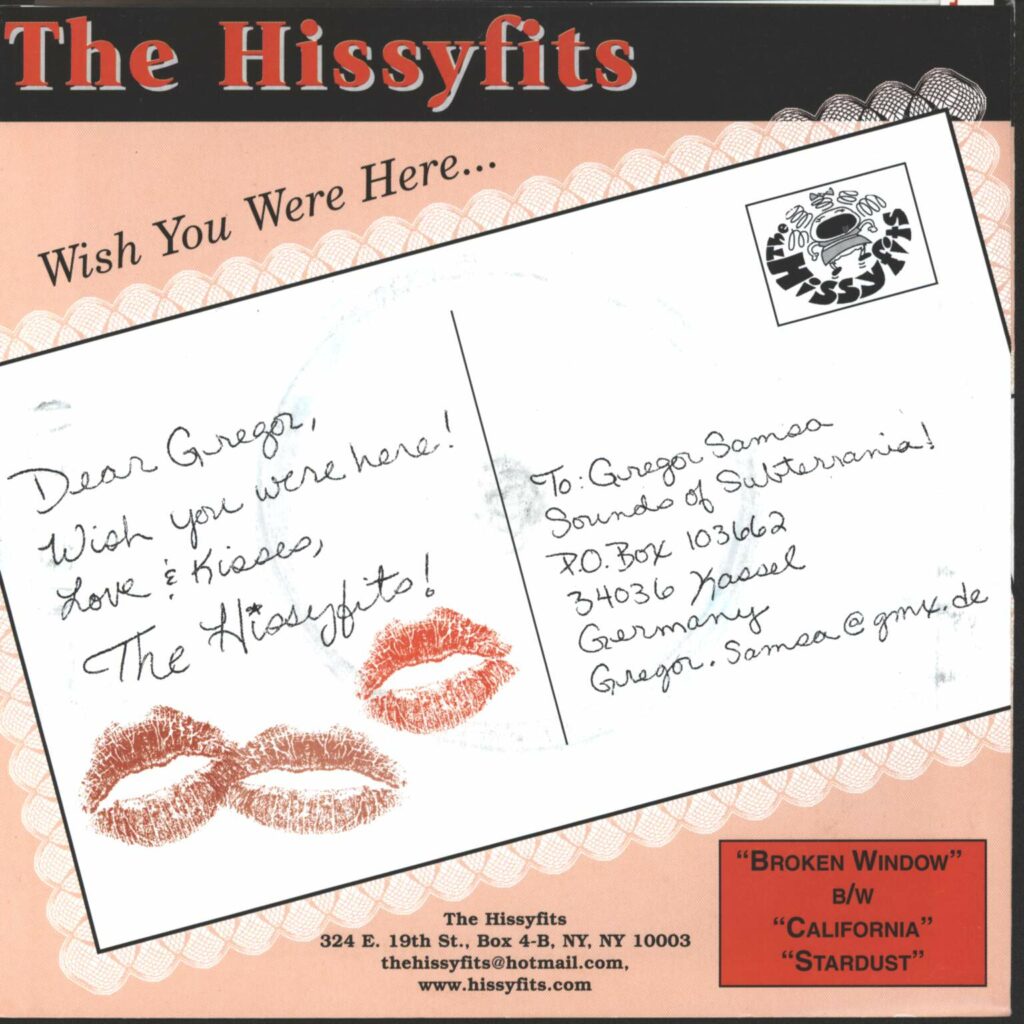 Hissyfits: Wish You Were Here..., 7" Single (Vinyl)