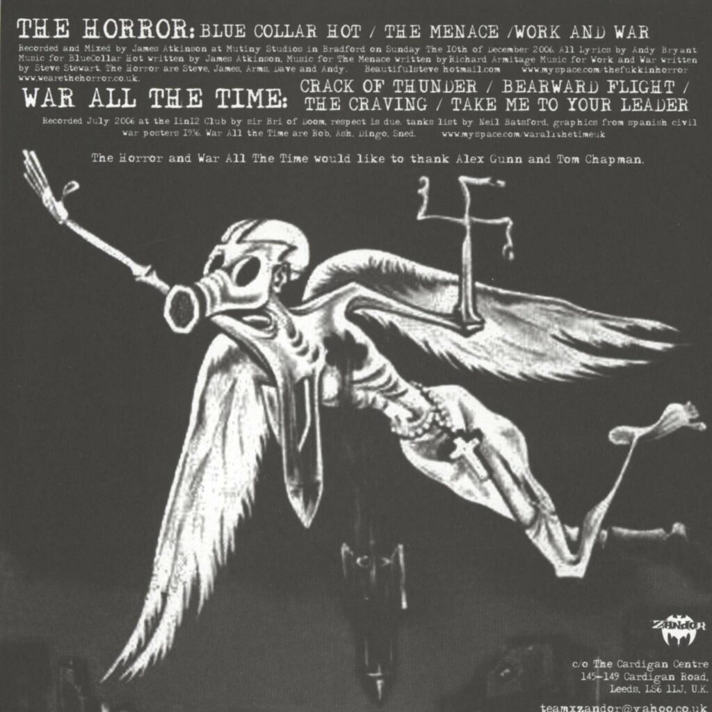 Horror: The Horror / War All The Time, 7" Single (Vinyl)