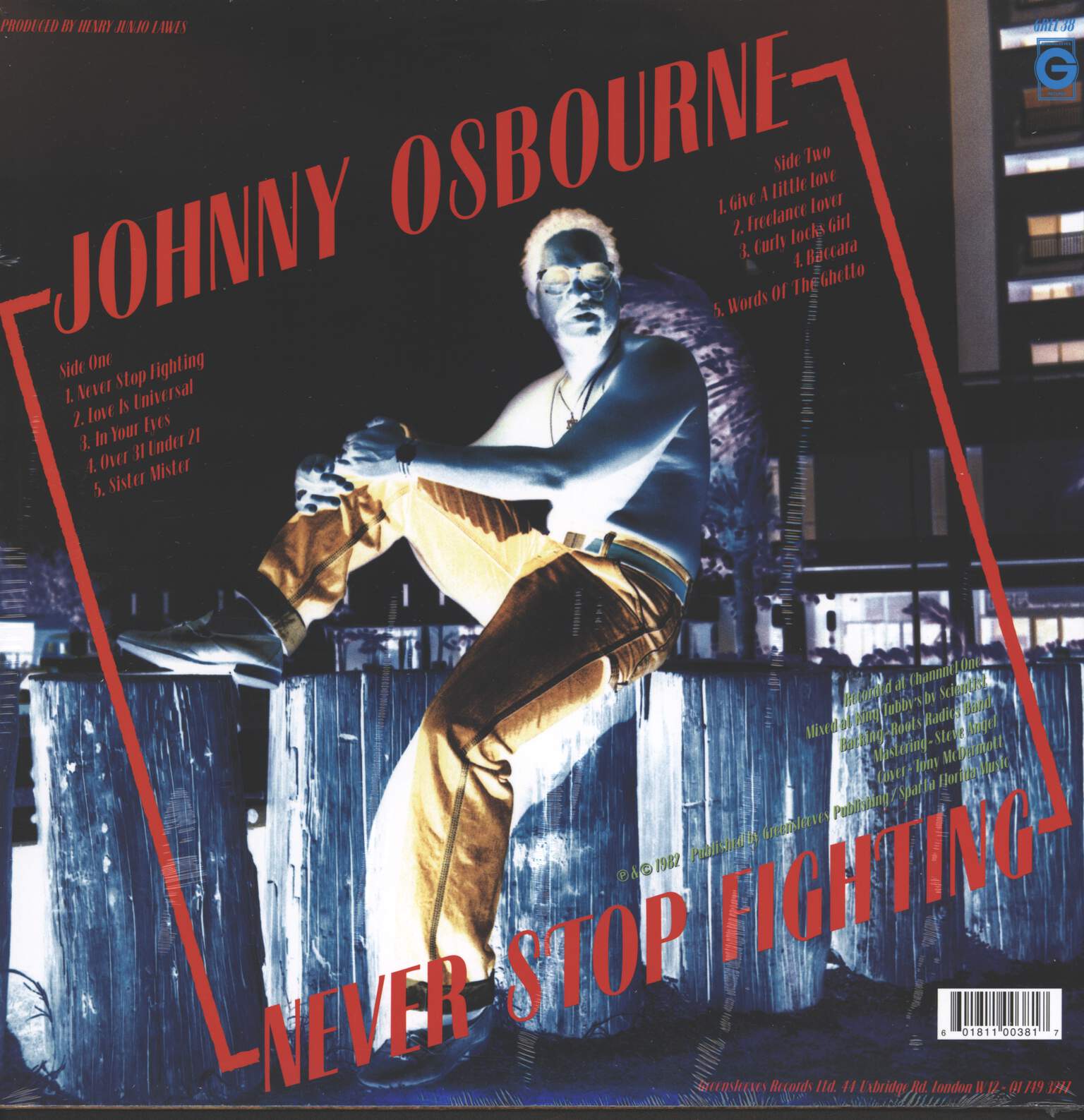 Johnny Osbourne: Never Stop Fighting, LP (Vinyl)