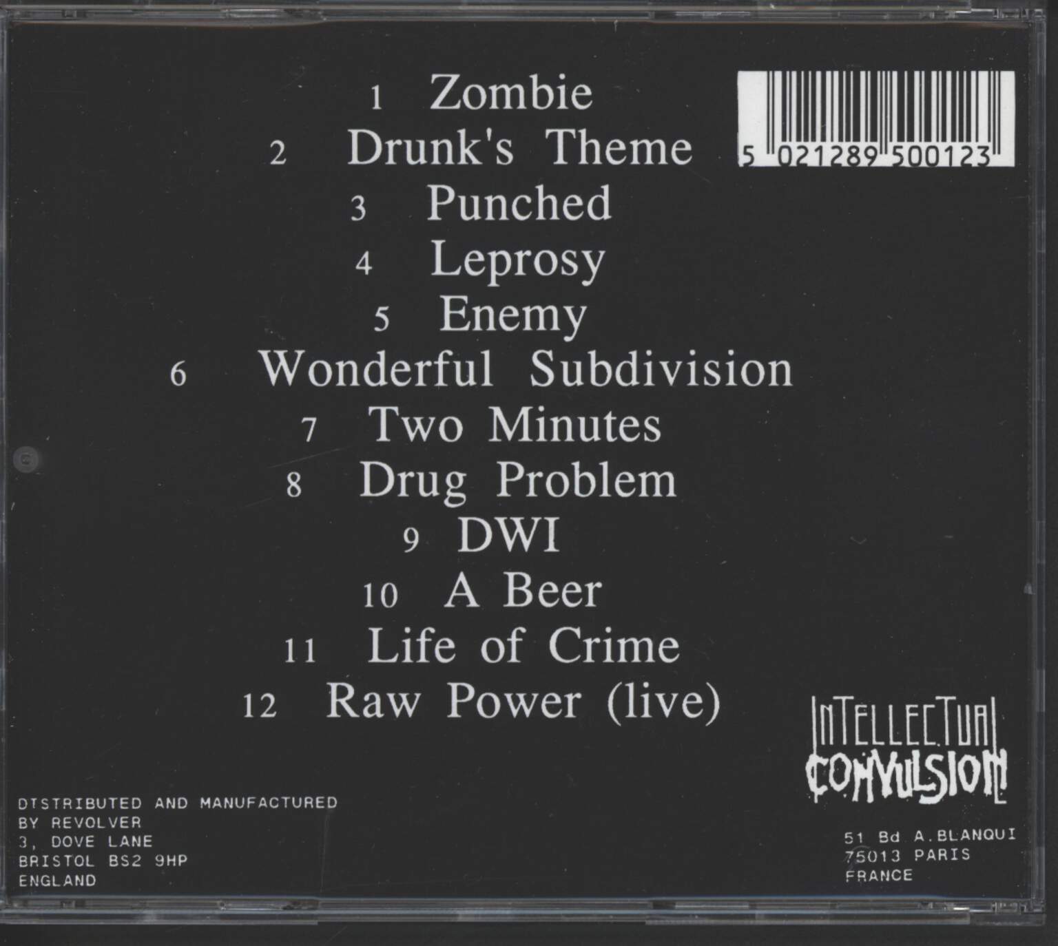 Drunks With Guns: Second Verses, CD
