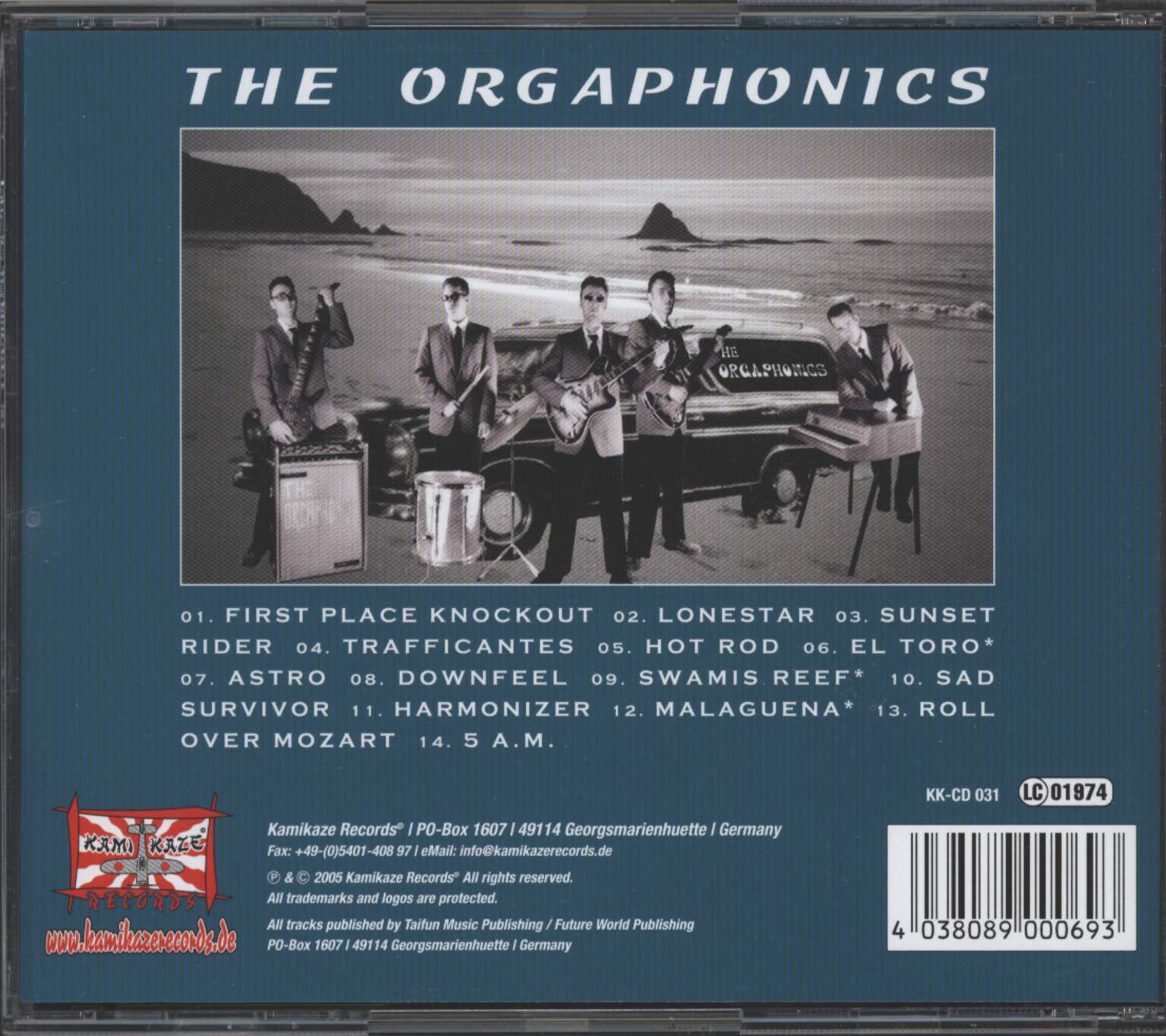 Orgaphonics: Sunset Rider, CD