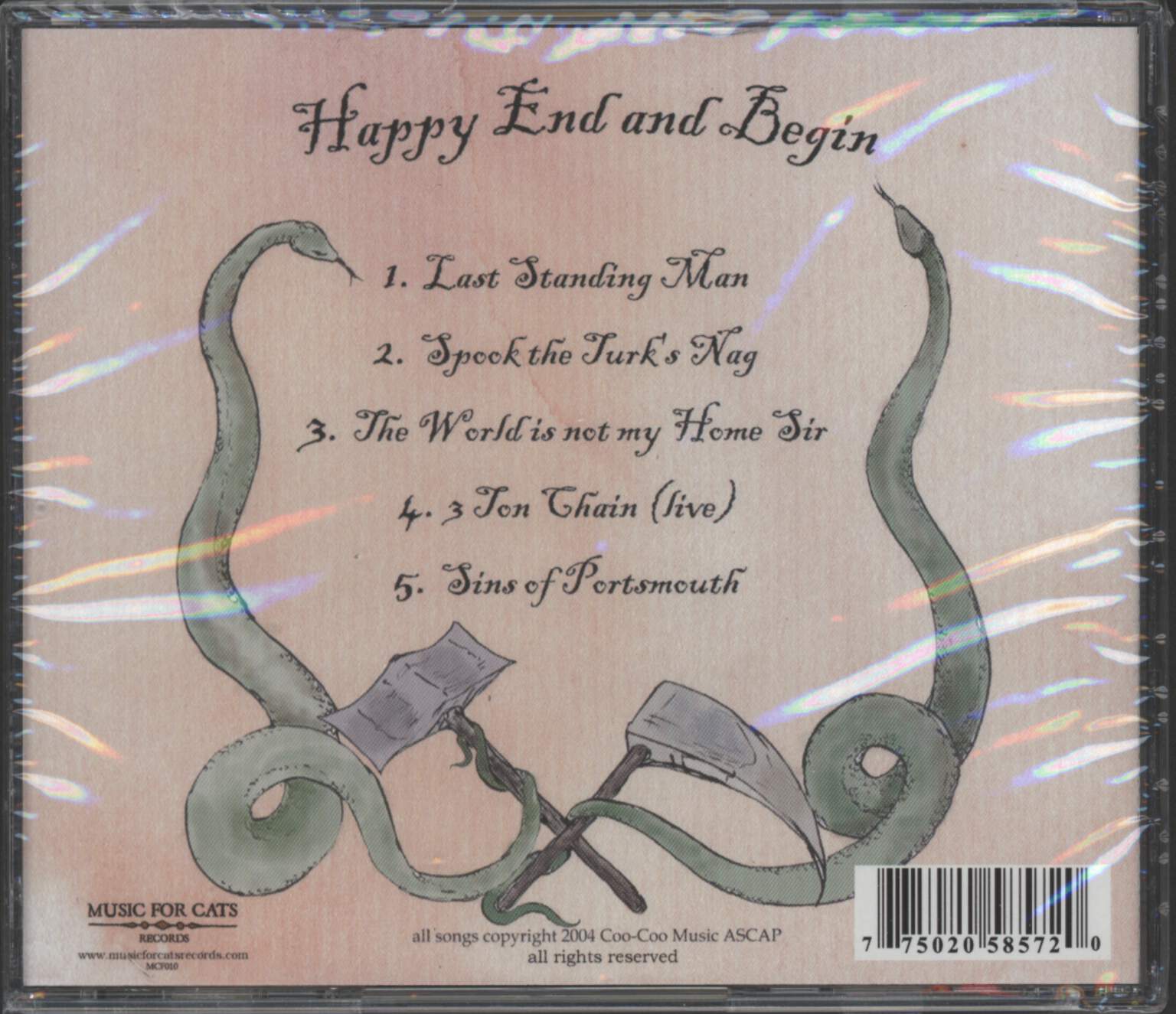Reverend Glasseye: Happy End And Begin, Mini CD