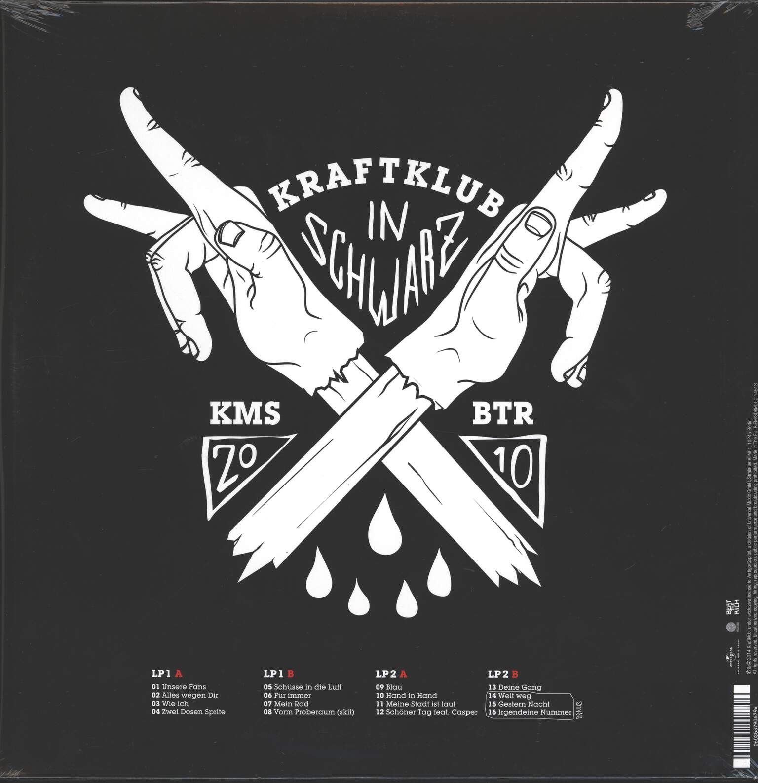 Kraftklub: In Schwarz, LP (Vinyl)