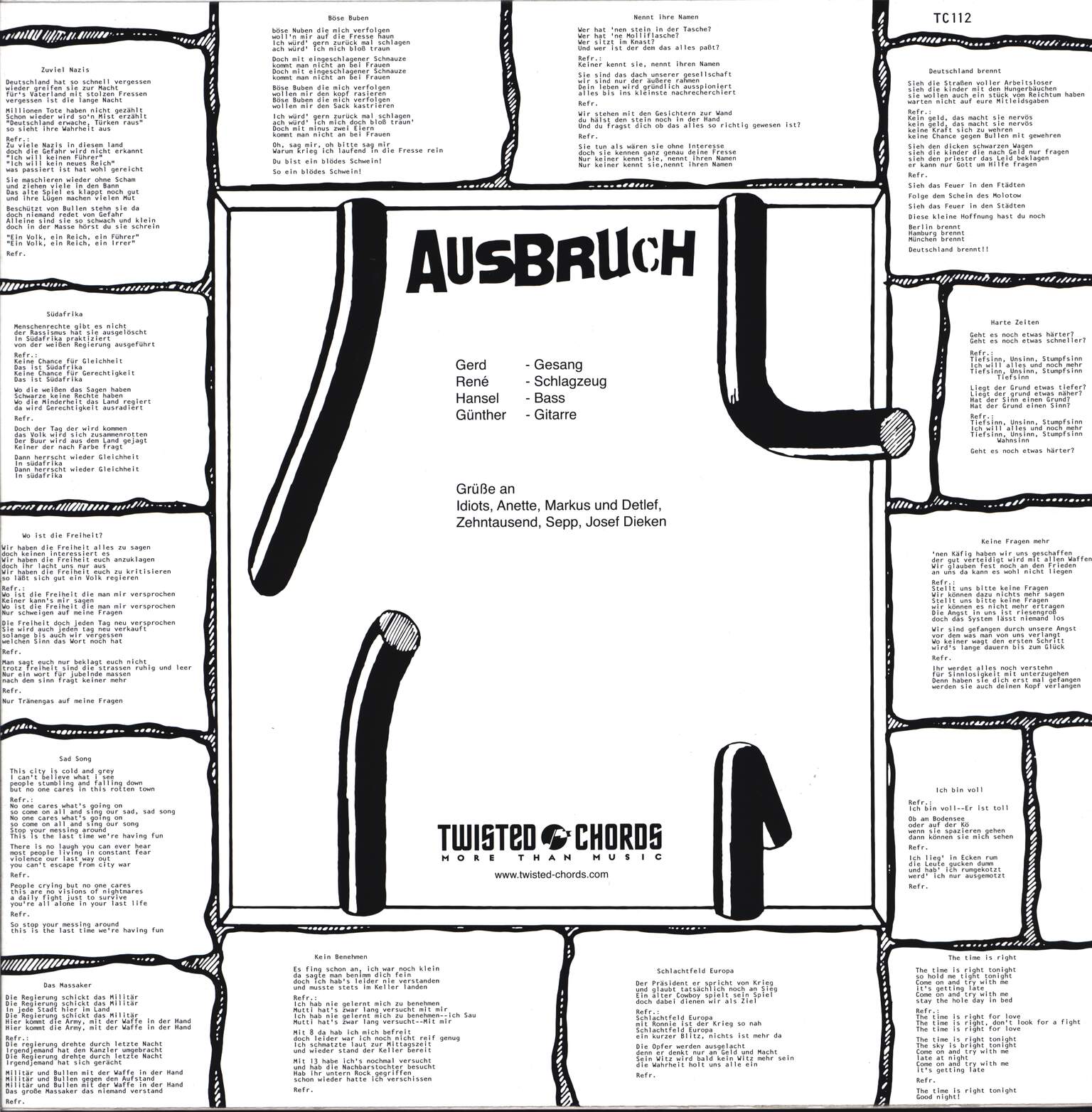 Ausbruch: Harte Zeiten, LP (Vinyl)