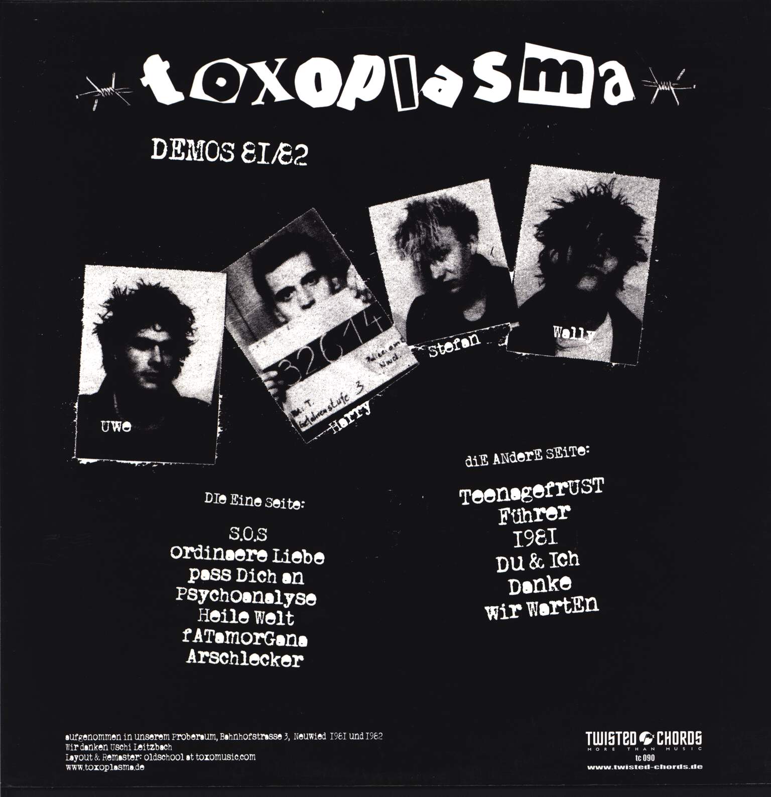 Toxoplasma: Demos 81/82, LP (Vinyl)