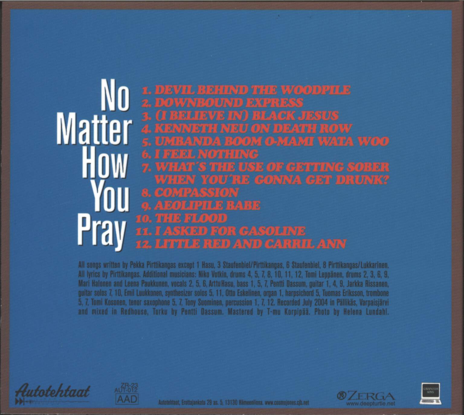 Cosmo Jones Beat Machine: No Matter How You Pray, CD
