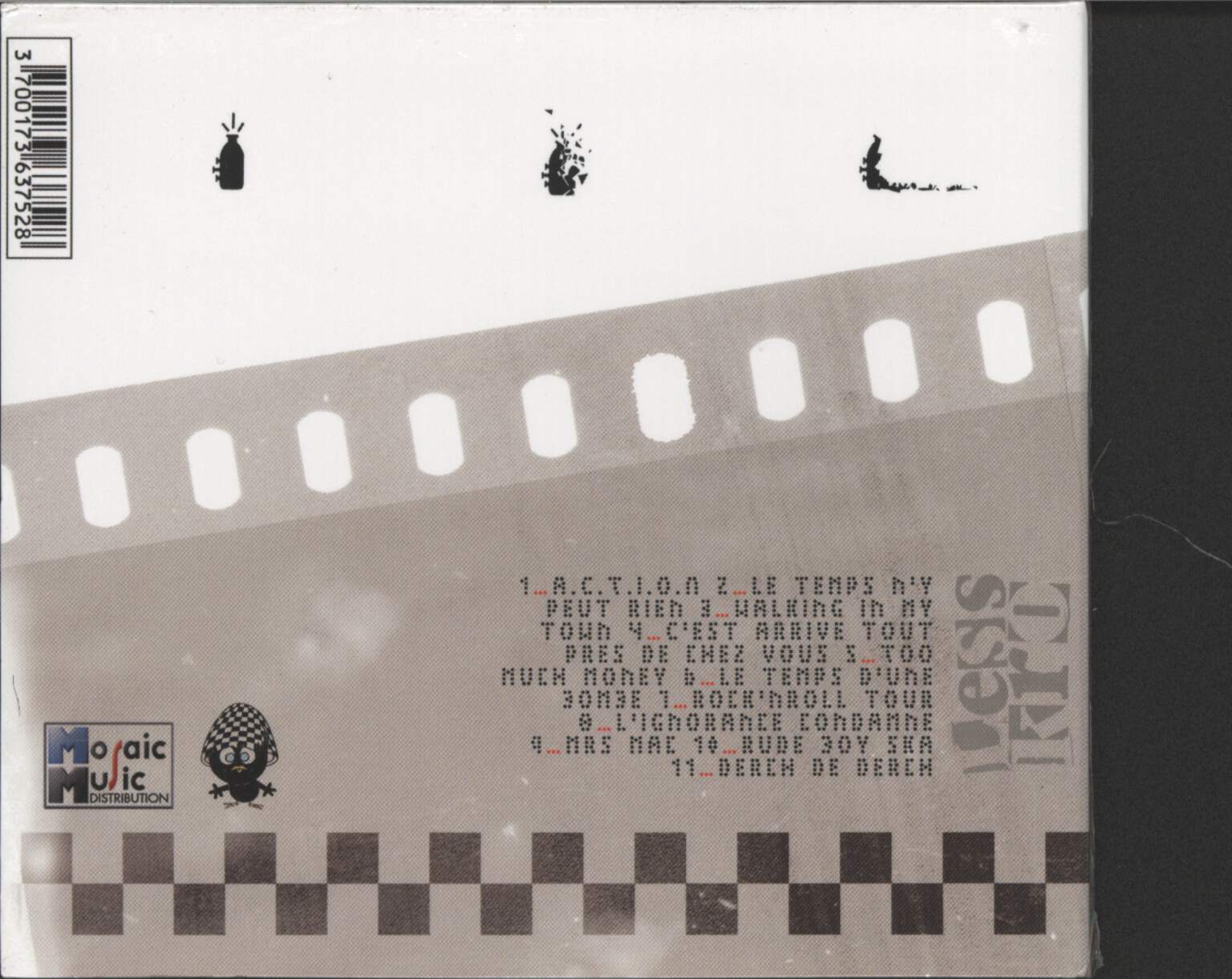Less Kro: A.C.T.I.O.N., CD