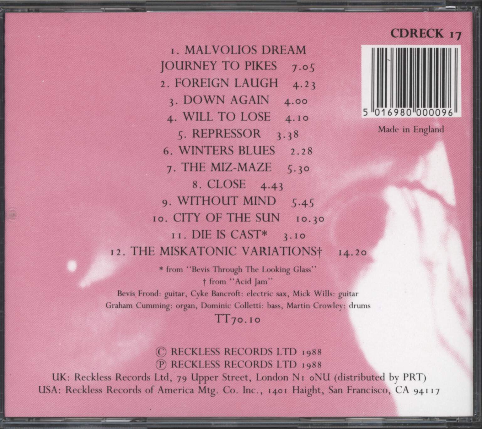 Bevis Frond: The Auntie Winnie Album, CD