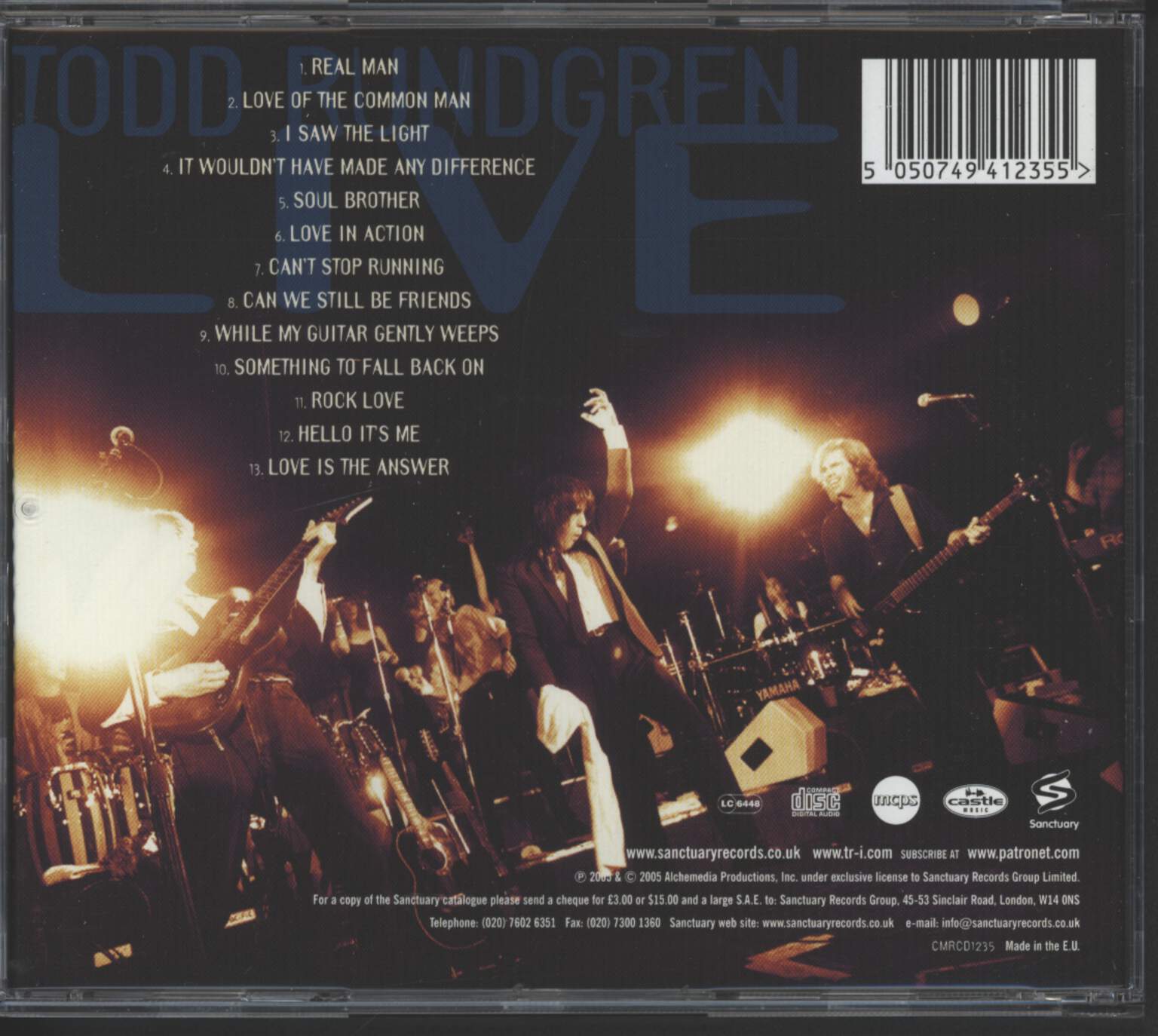 Todd Rundgren: Best Of Todd Rundgren Live, CD