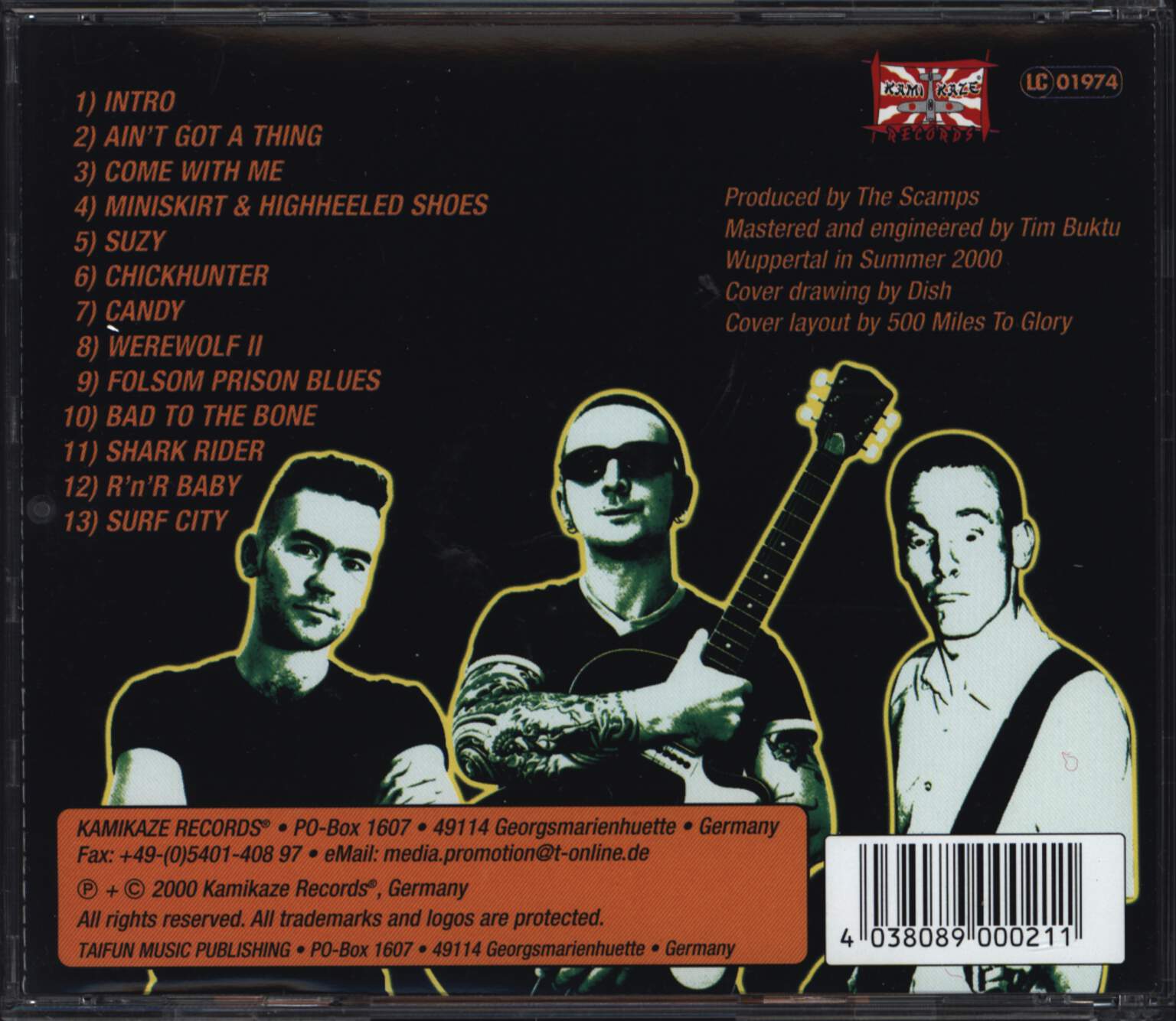 Scamps: Back From The Swamp, CD