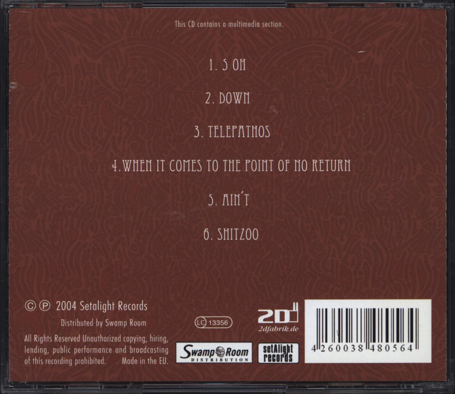 Samavayo: Songs From The Drop-Outs, Mini CD
