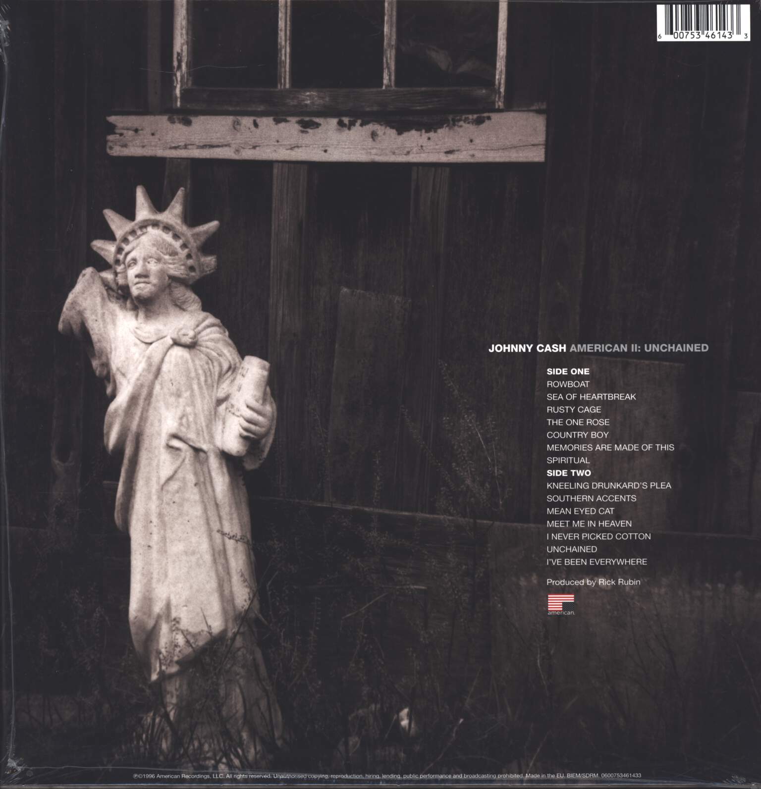 Johnny Cash: American II: Unchained, LP (Vinyl)