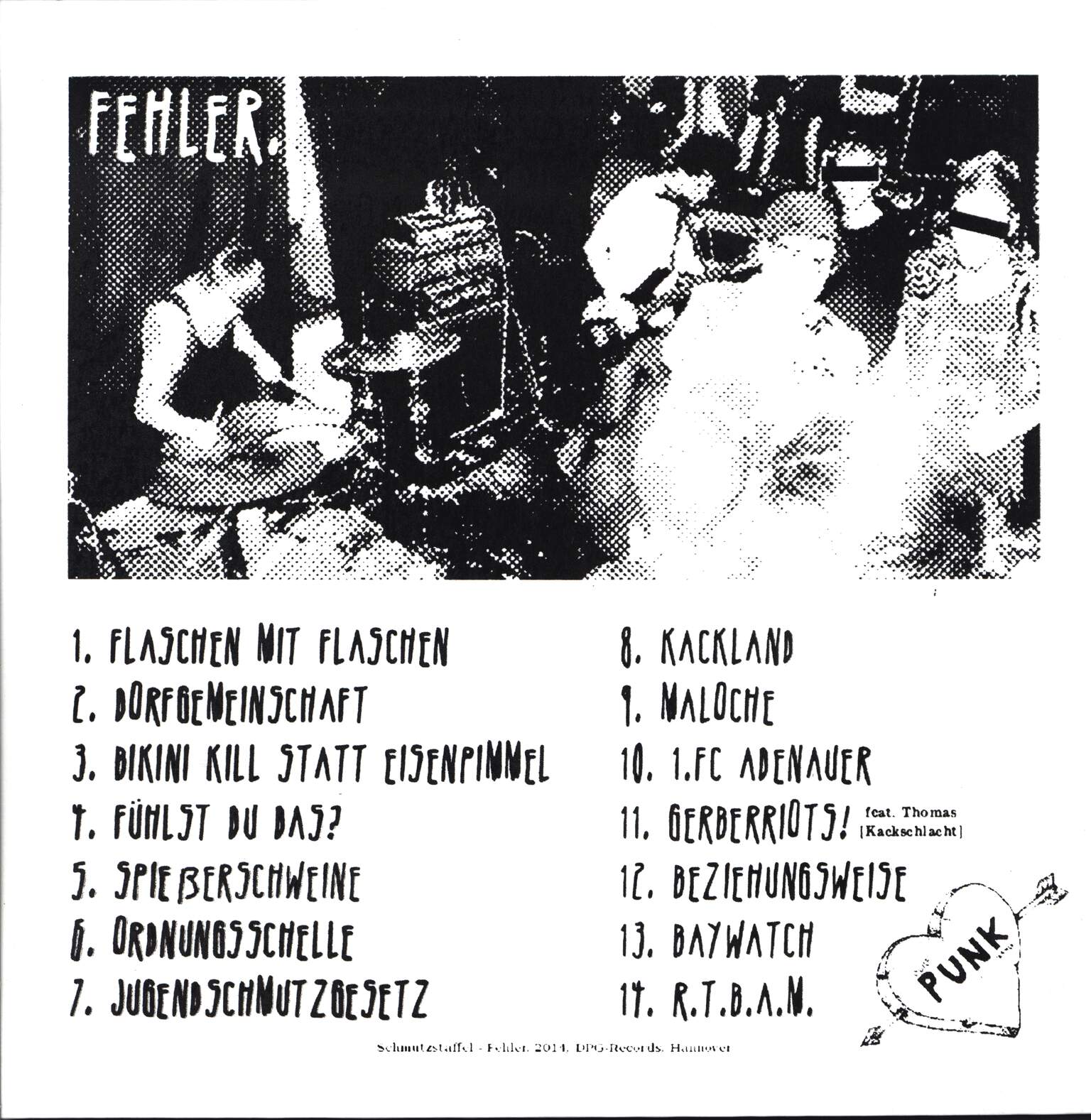Schmutzstaffel: Fehler, LP (Vinyl)