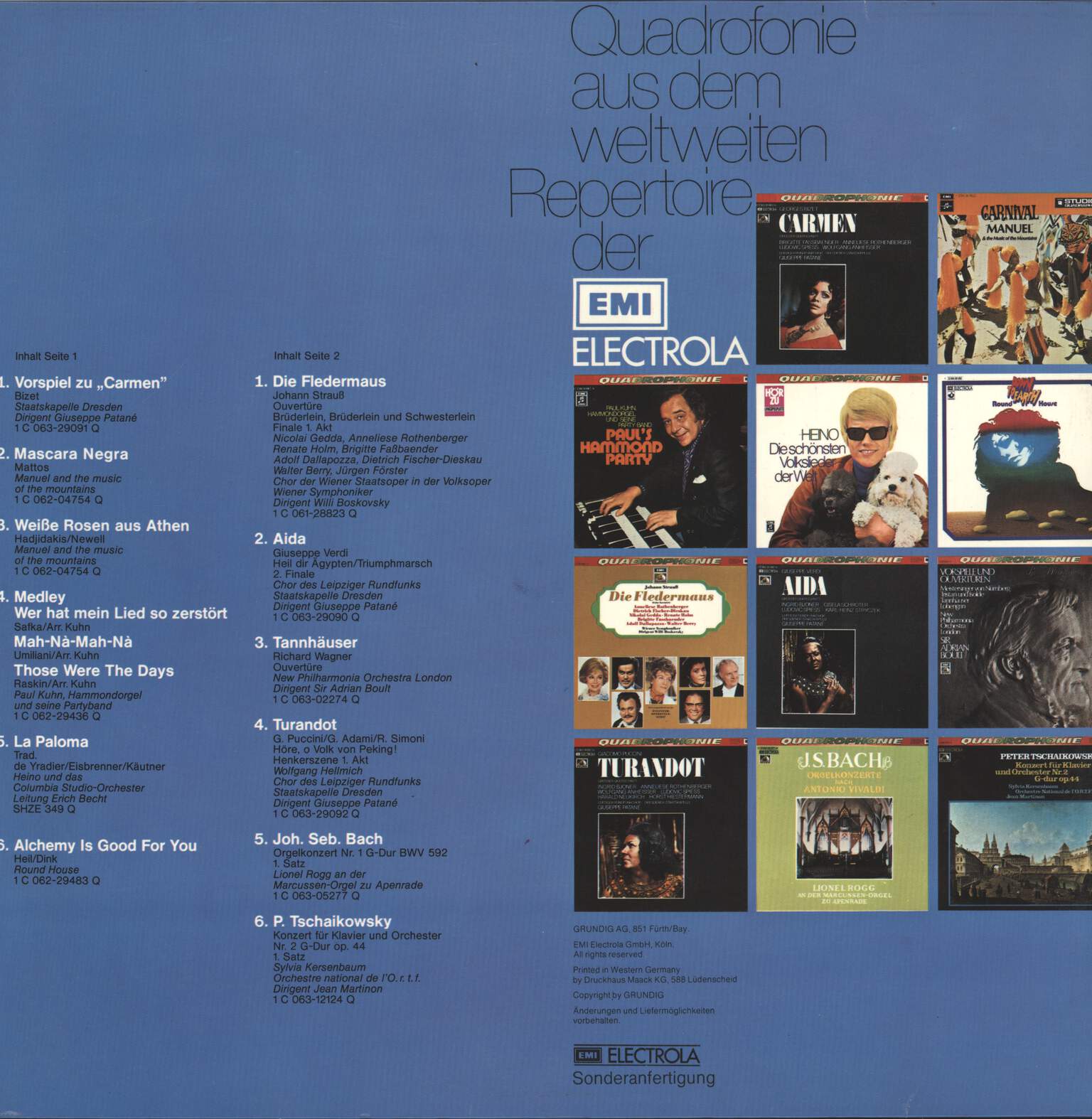 Various: Grundig Demonstriert Quadrofonie, LP (Vinyl)