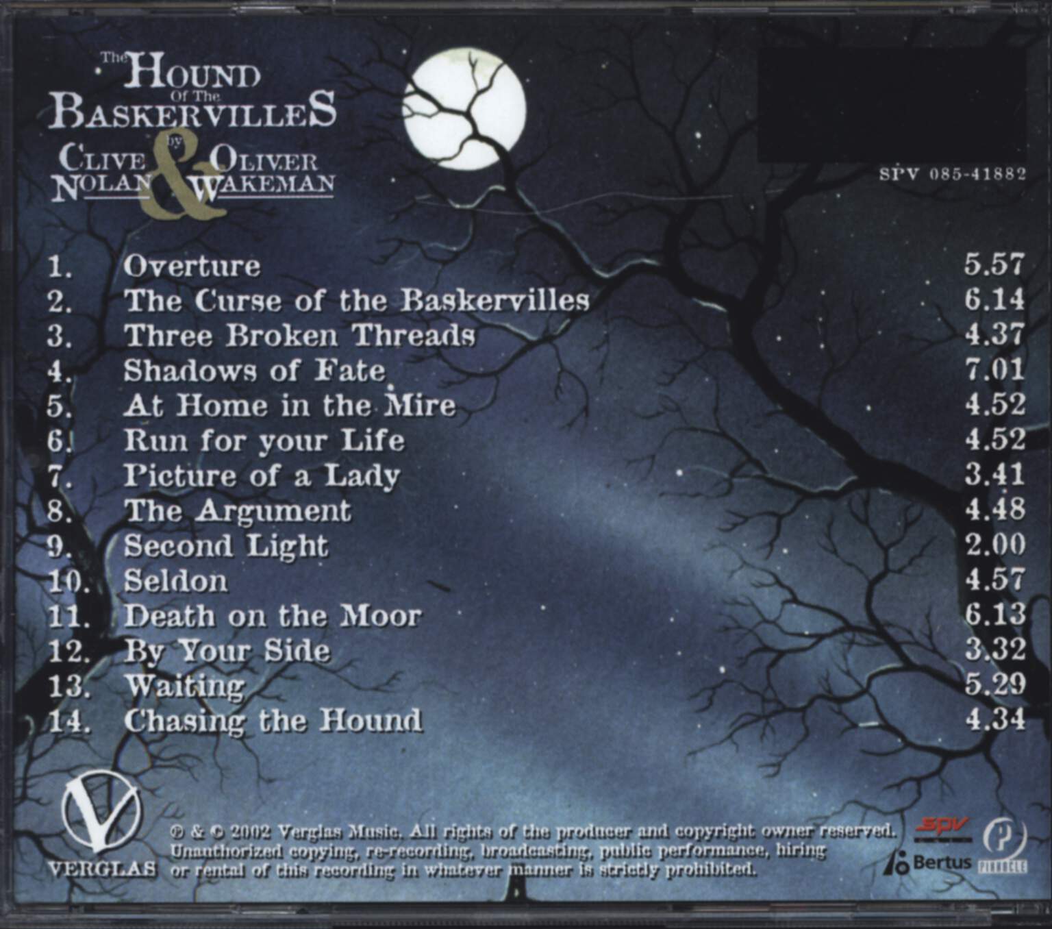 Clive Nolan: The Hound Of The Baskervilles, CD