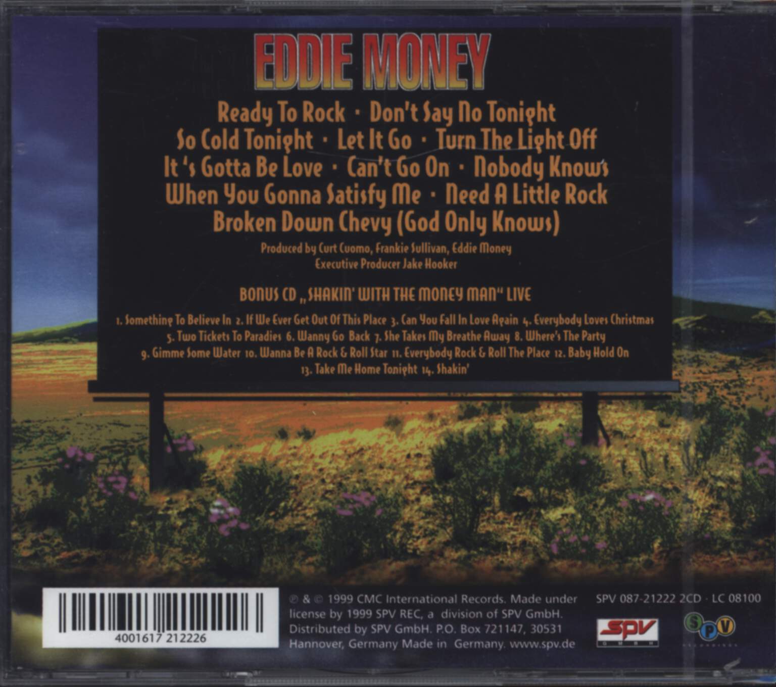 Eddie Money: Ready Eddie, 2×CD