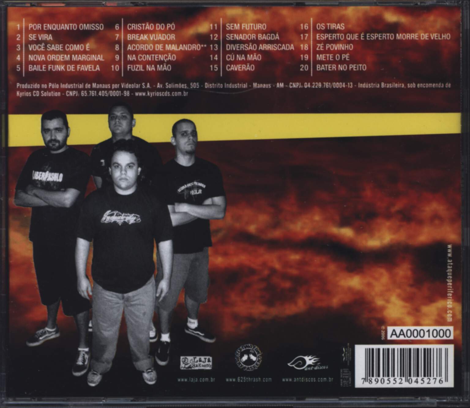 Ataque Periferico: Caverão, CD