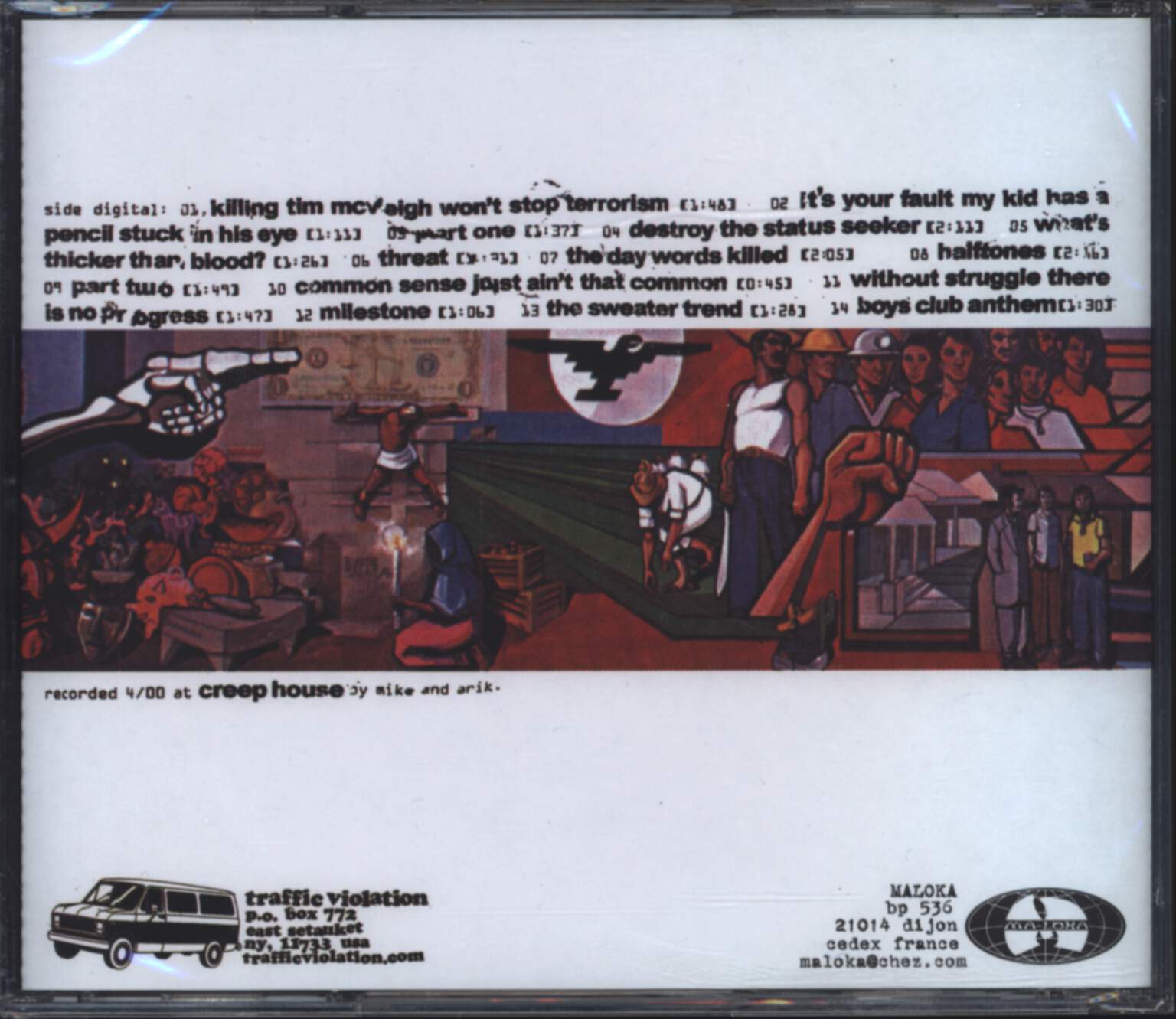 Contra: Boys Club Anthems, CD