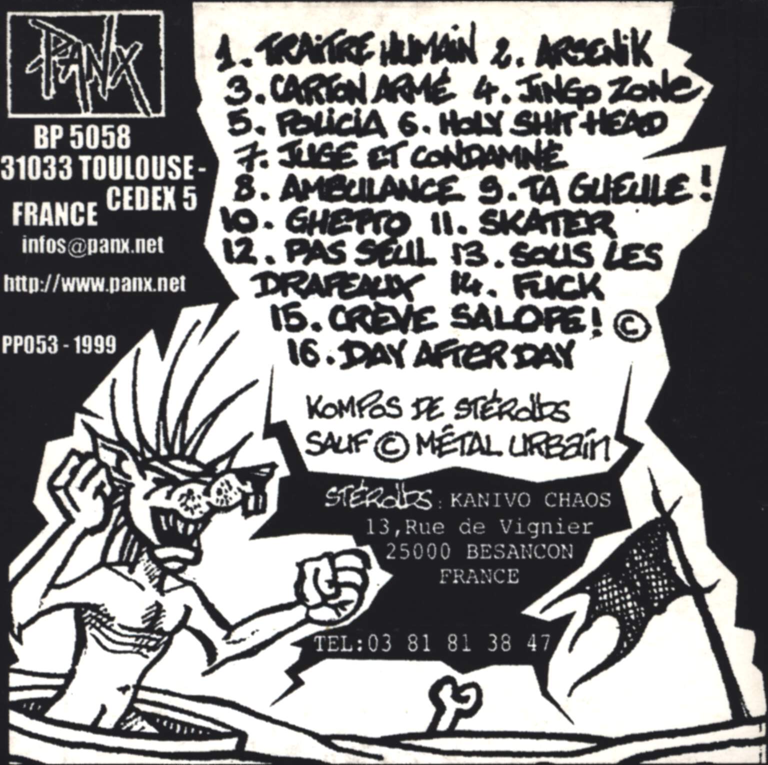 Steroids: Steroïds, CD
