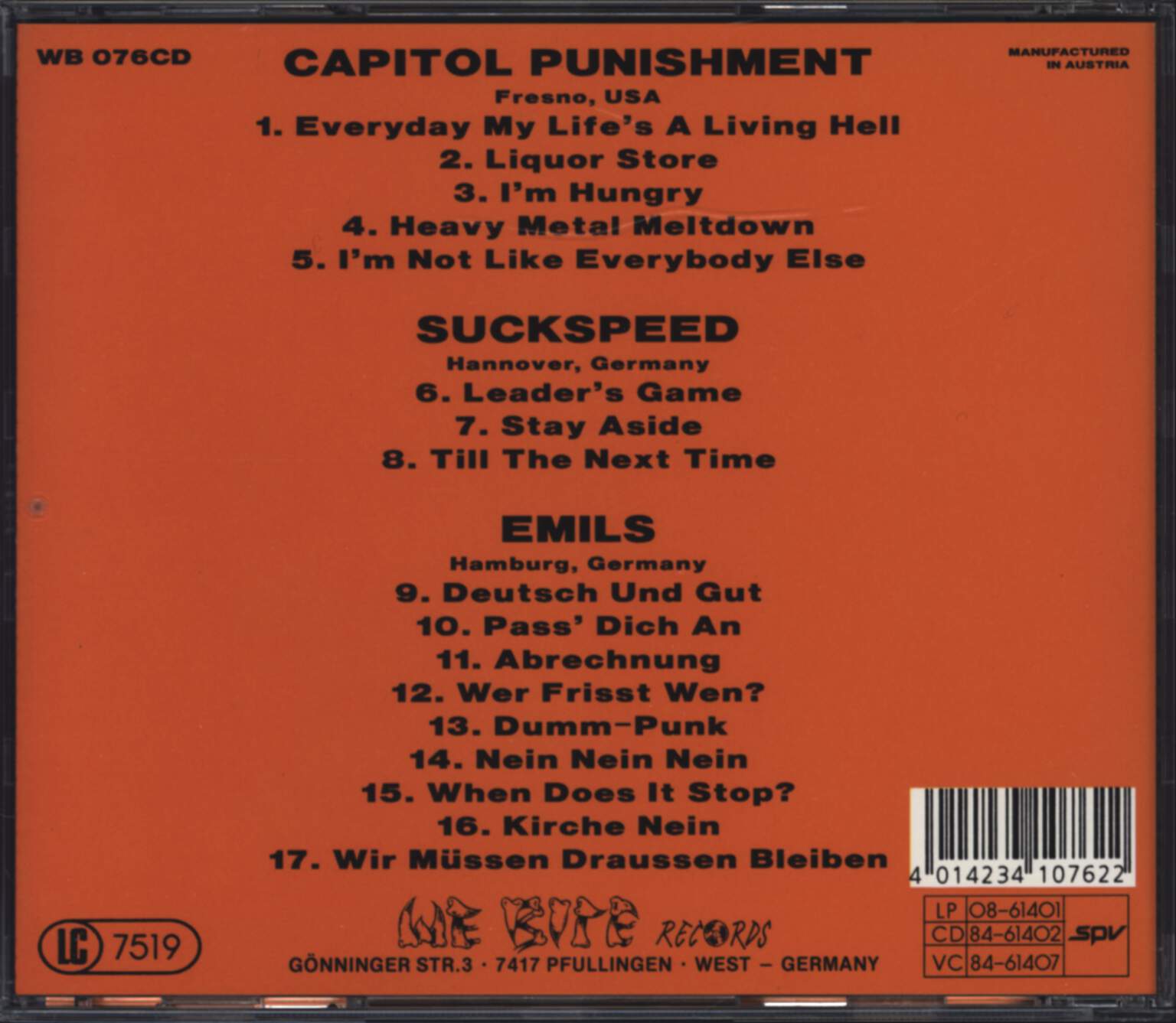 Various: Live 1991, CD
