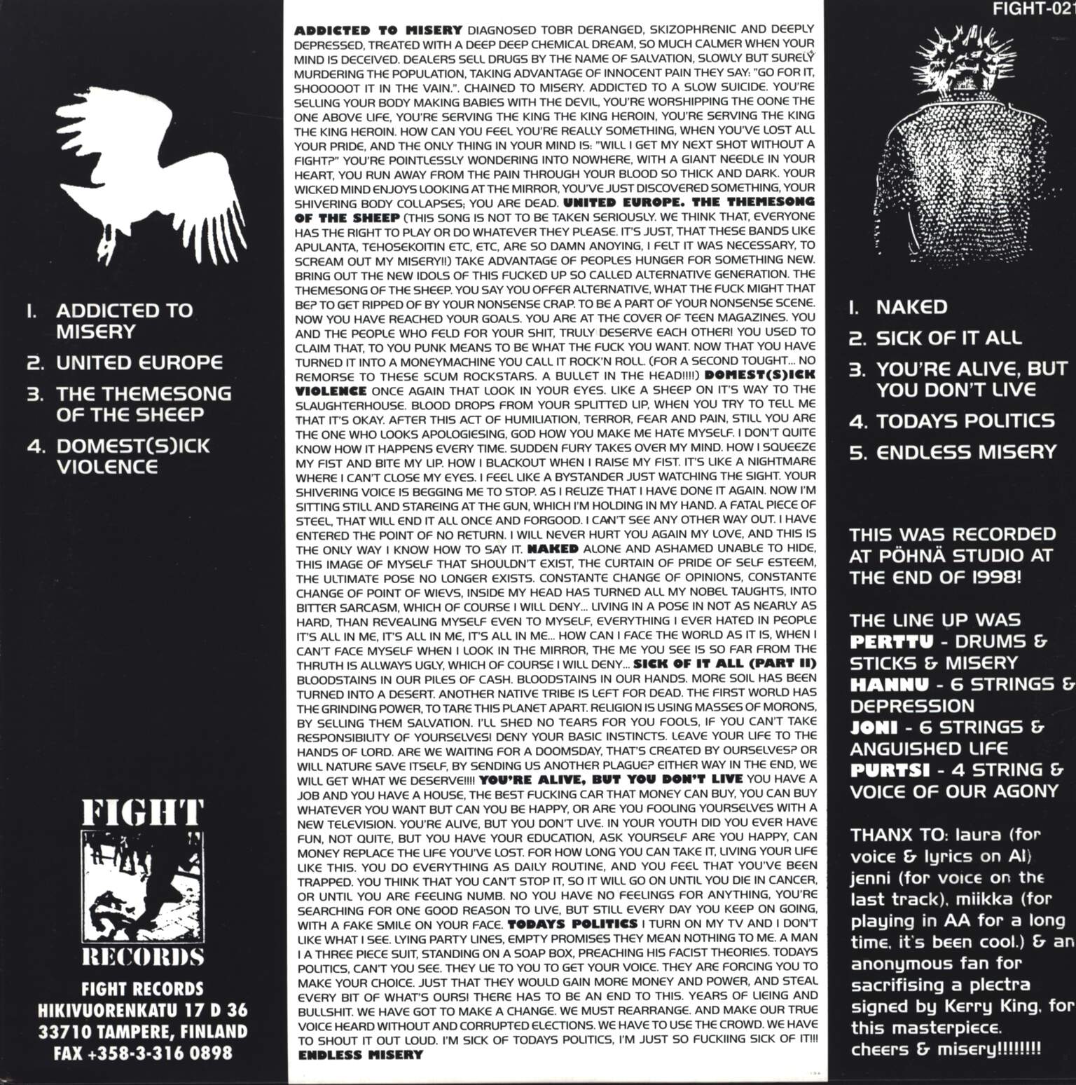 Absurd Attitude: Endless Misery, 10" Vinyl EP