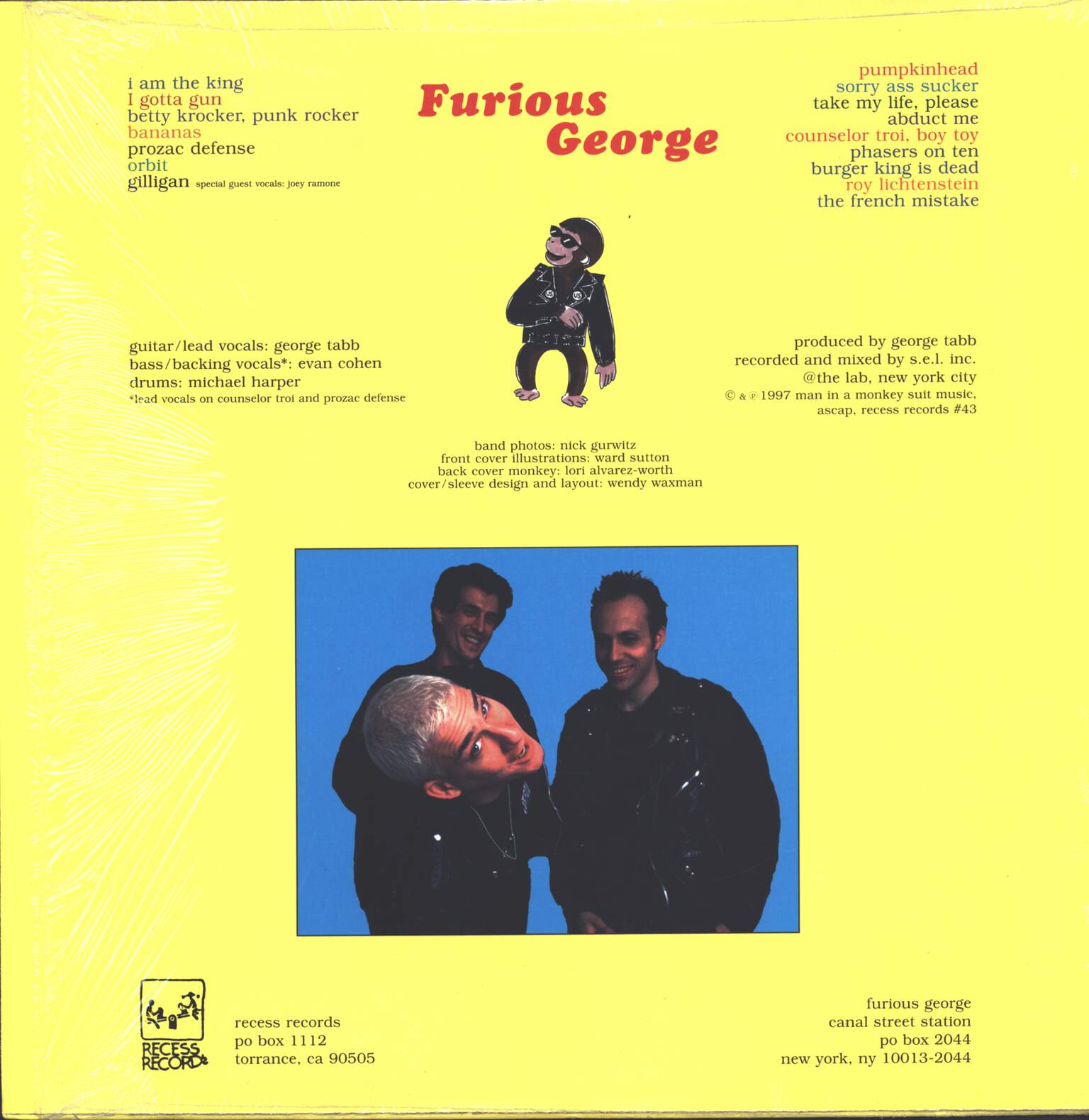Furious George: Gets A Record, LP (Vinyl)