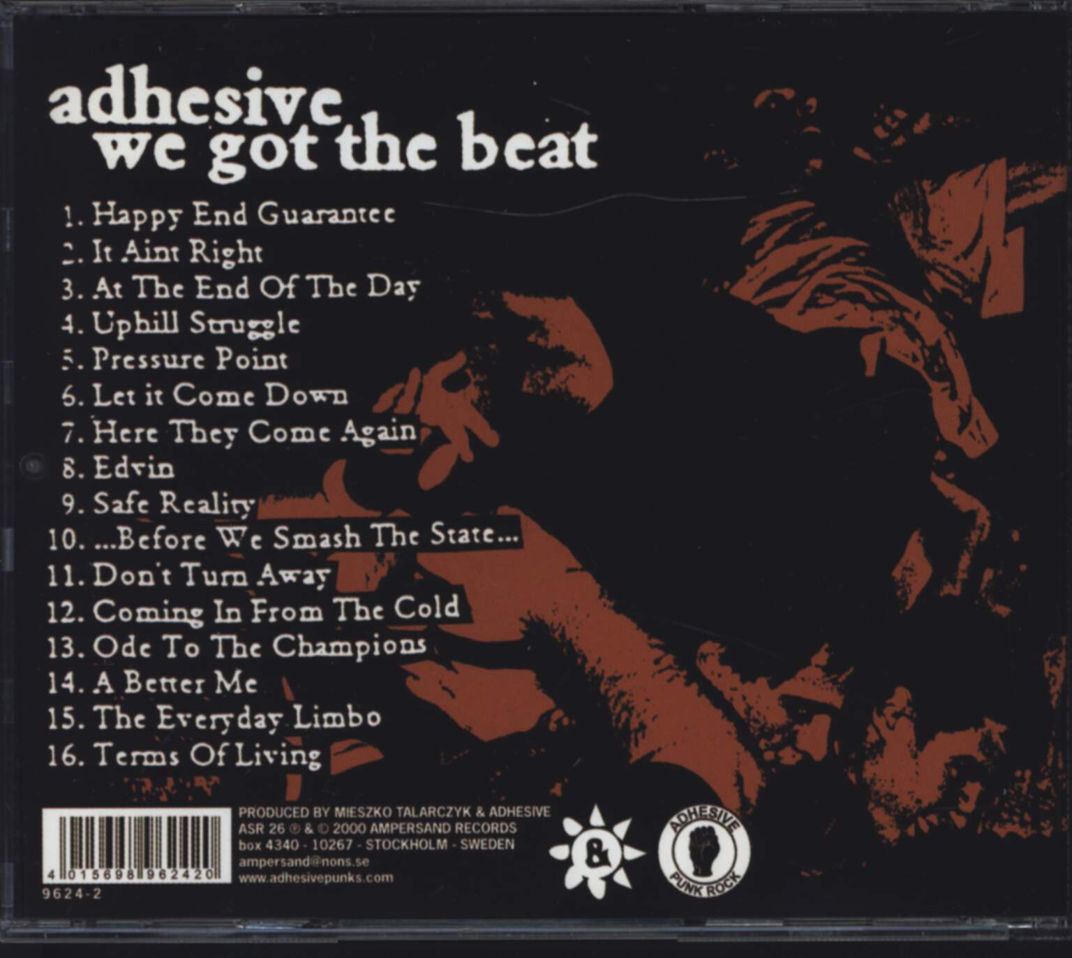 Adhesive: We Got The Beat, CD