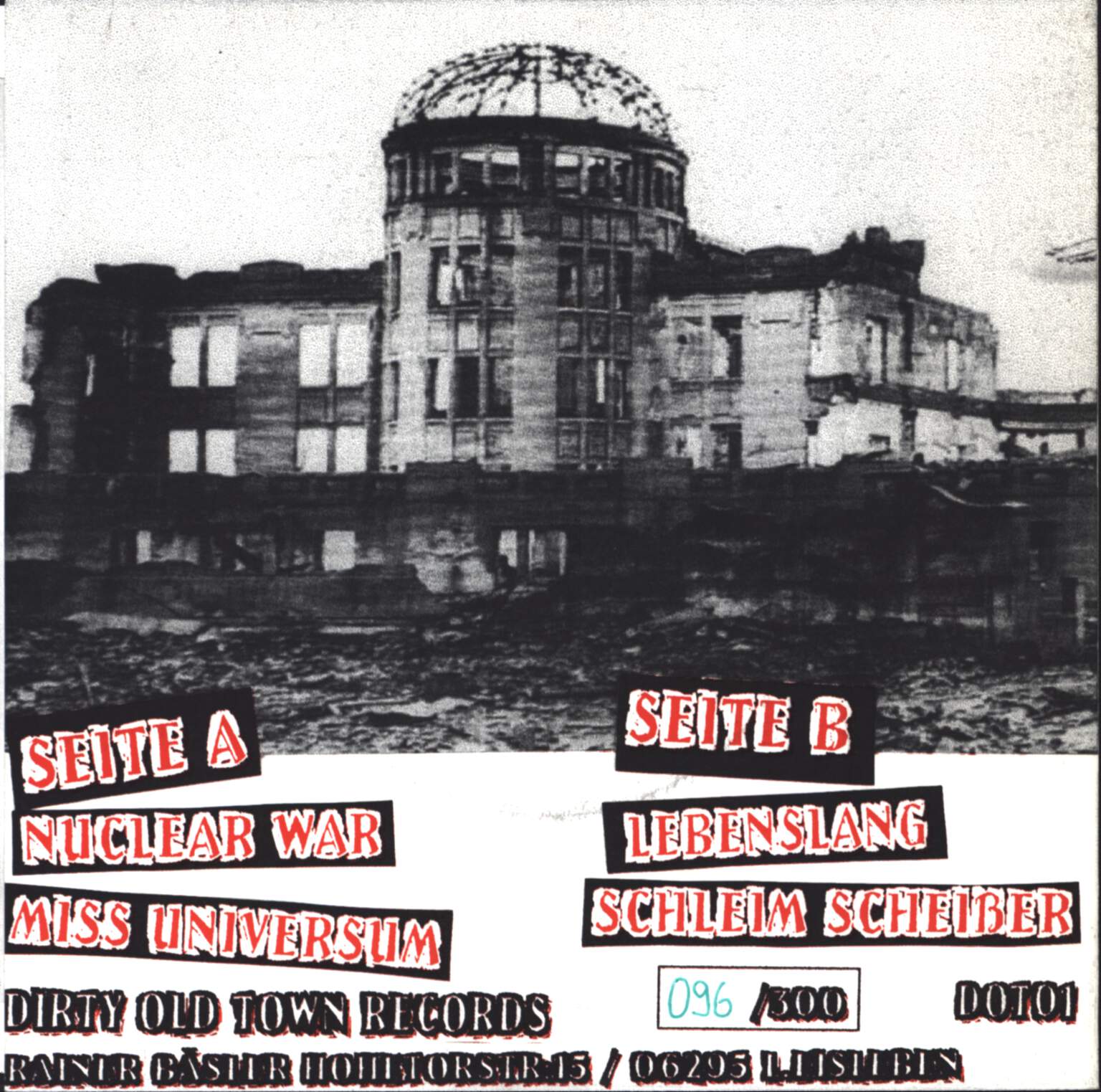 Sonnbrille: Nuclear War, 7" Single (Vinyl)