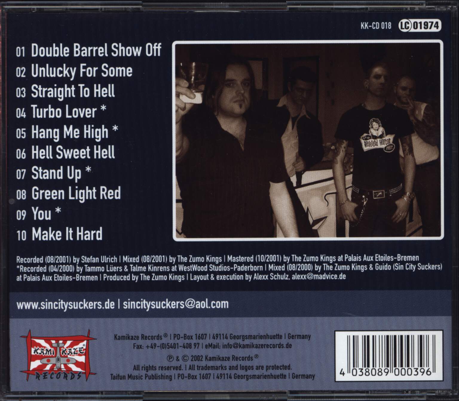 Sin City Suckers: Unlucky For Some, CD