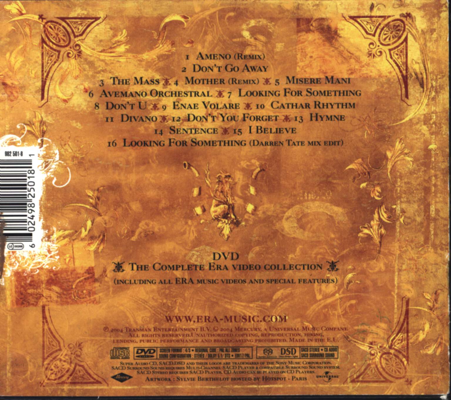 Era: The Very Best Of, CD