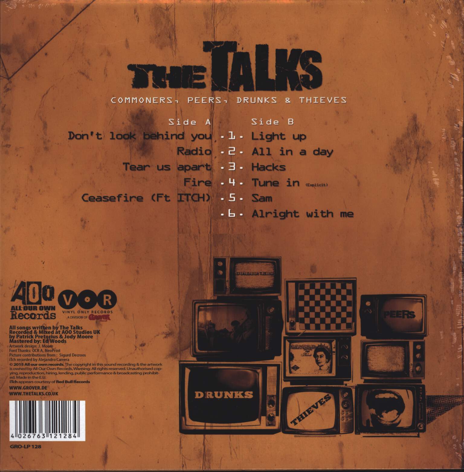 The Talks: Commoners, Peers, Drunks & Thieves, LP (Vinyl)